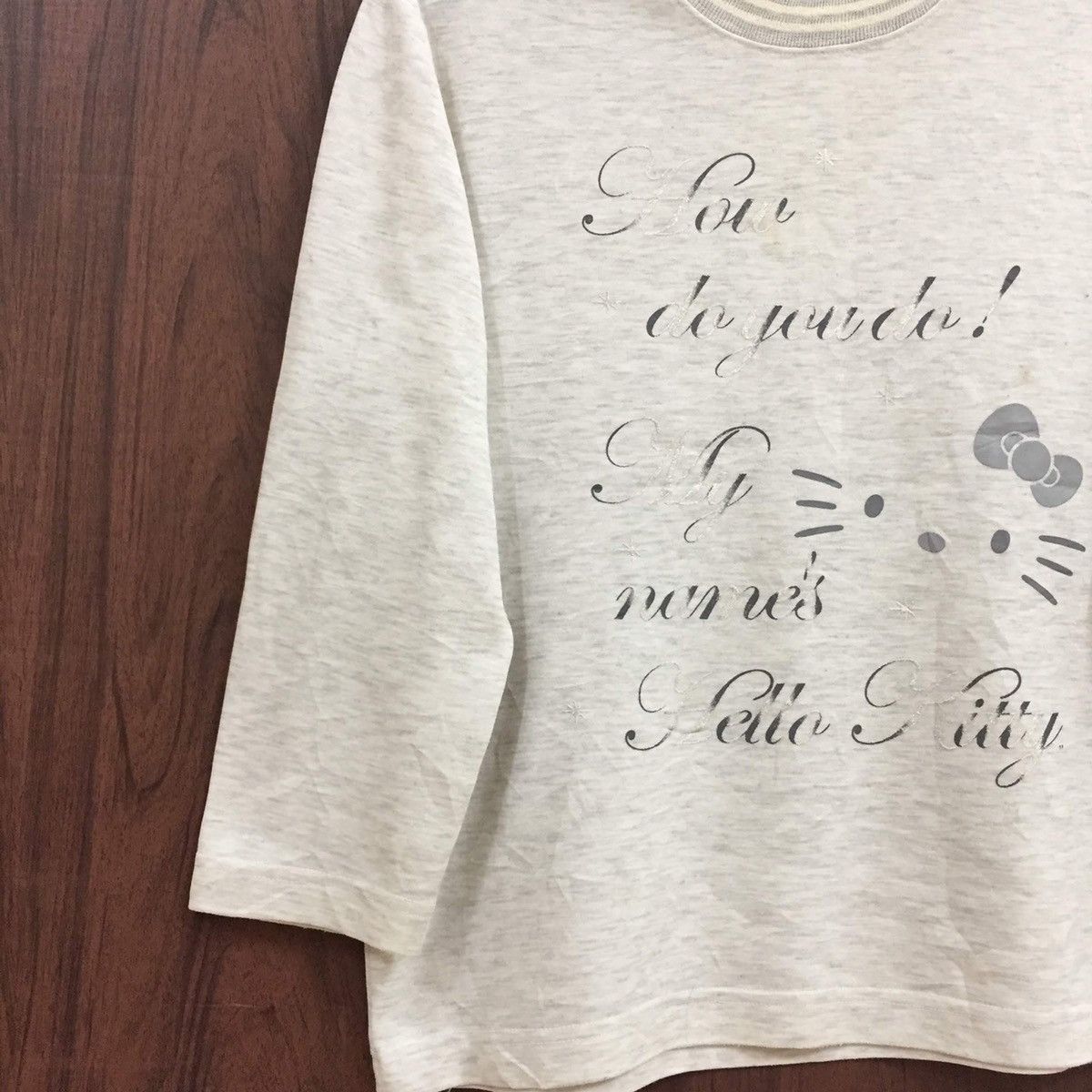 Japanese Brand Vintage HELLO KITTY sweatshirt big cartoon Japanese Size M / US 6-8 / IT 42-44 - 4 Thumbnail
