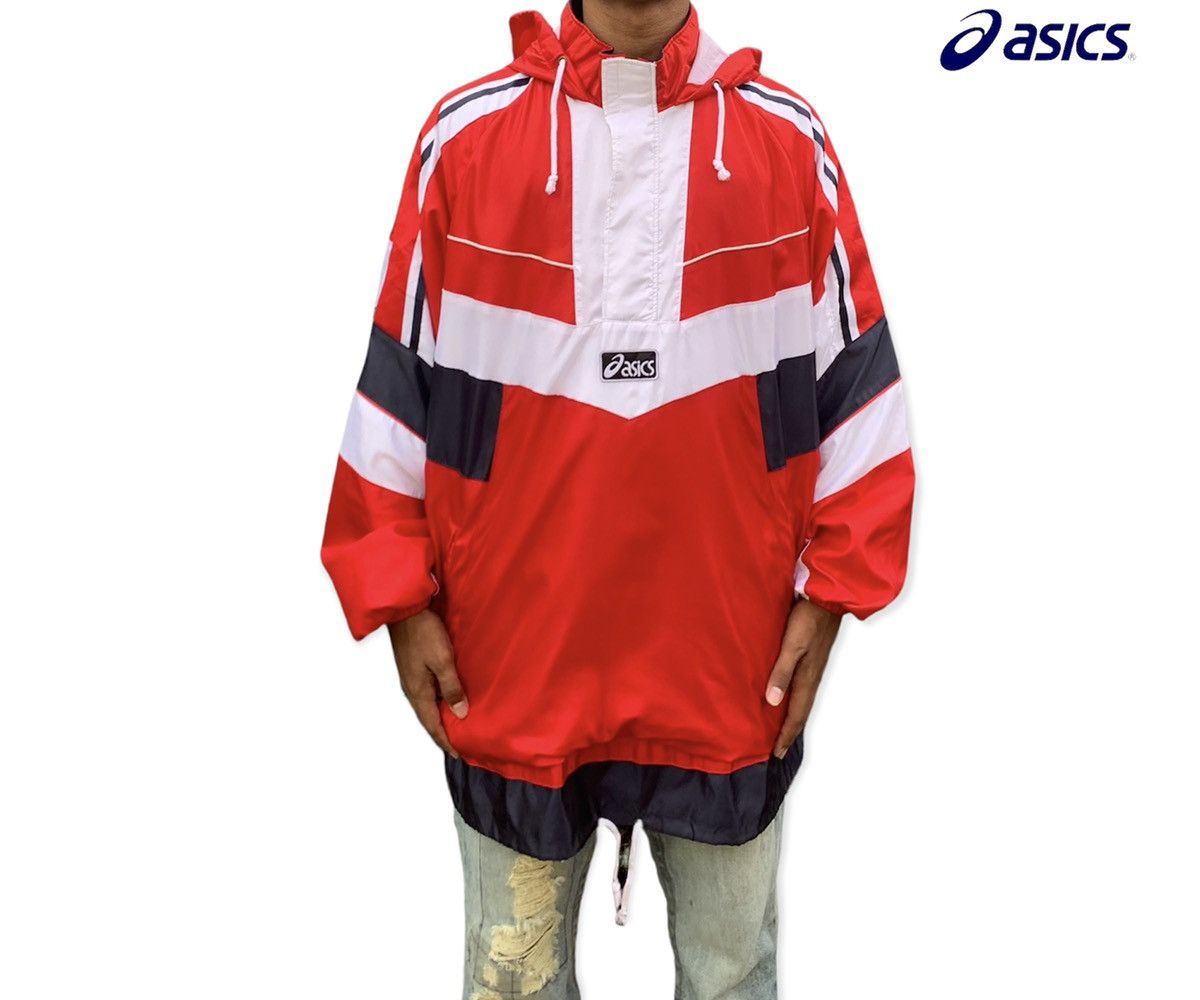 Asics 🔥Vintage Asics Sanyo Rugby Football Club With Hood Size US XL / EU 56 / 4 - 3 Thumbnail