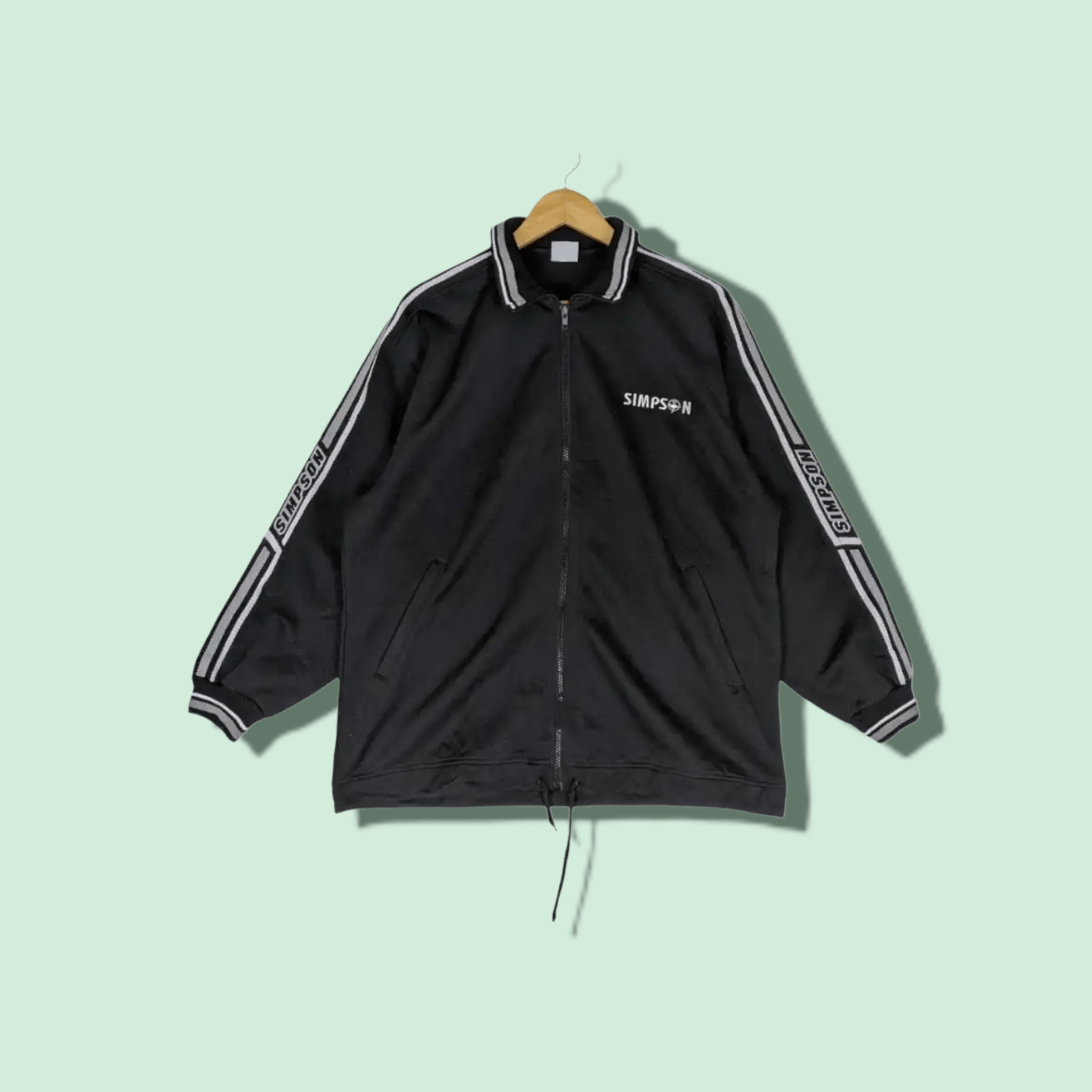 Man Made In Australia × Vintage Australian 90's Vintage SIMPSON Tracksuit Jacket Size US M / EU 48-50 / 2 - 1 Thumbnail