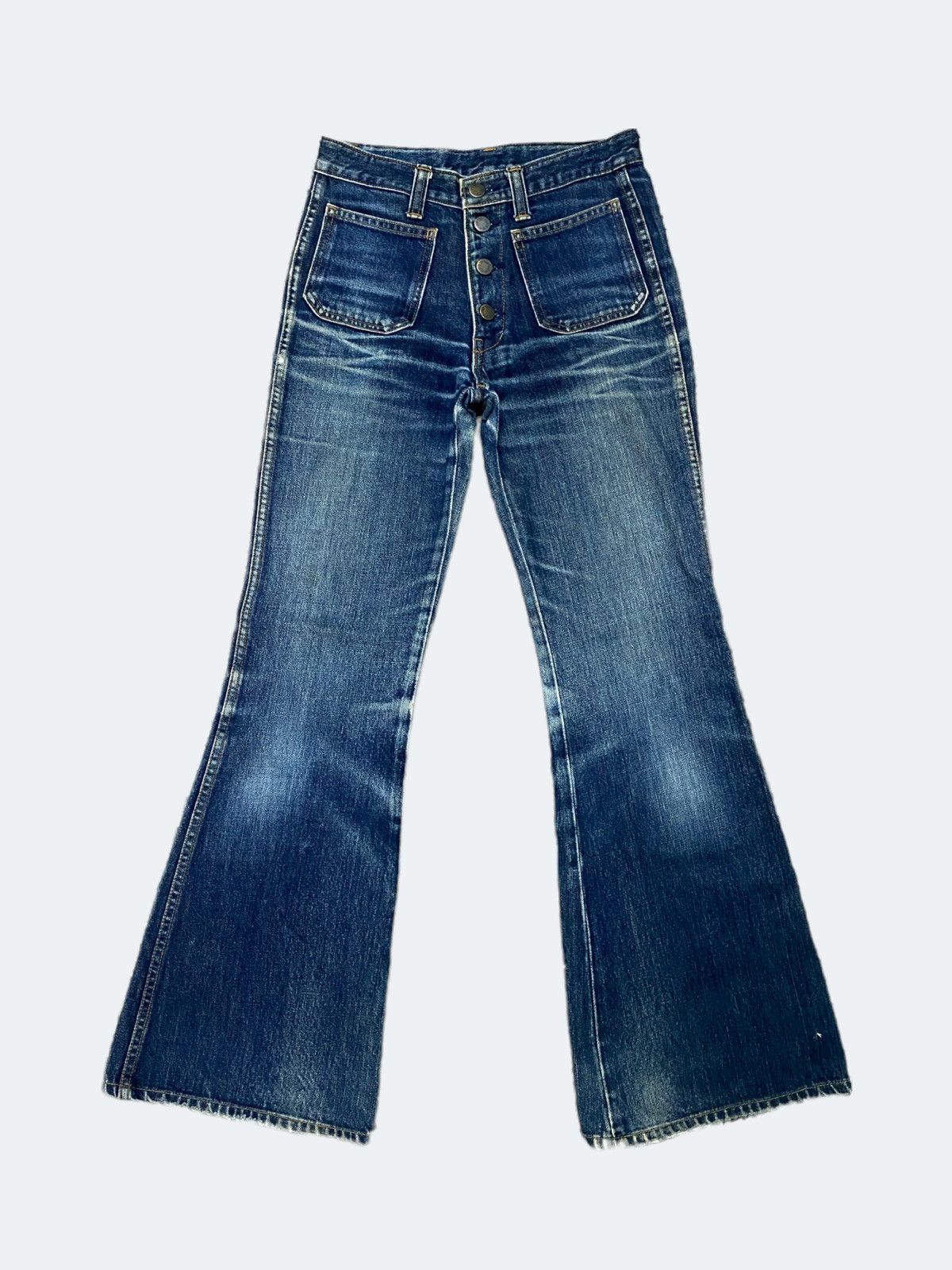 Hysteric Glamour FLARE BLUE WAY BELL BOTTOM BOOTCUT DENIM Size US 26 / EU 42 - 1 Thumbnail