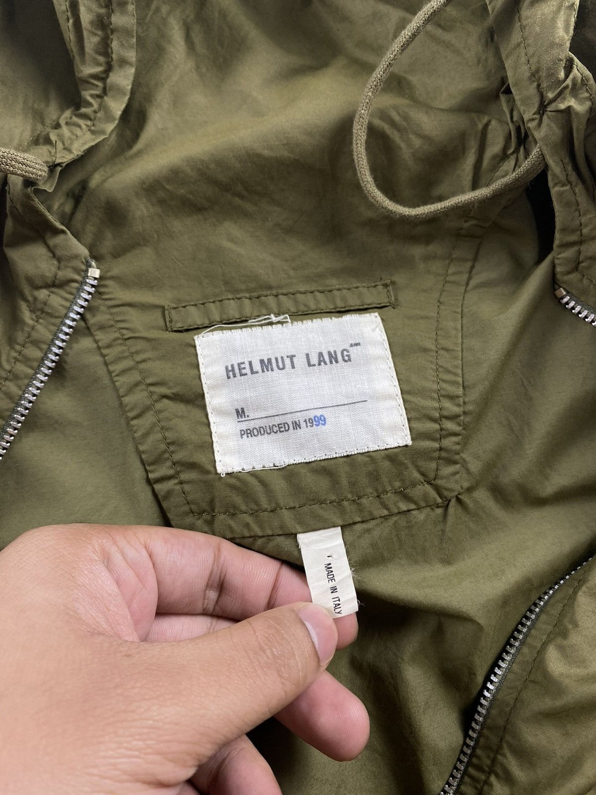 Helmut Lang Helmut Lang 1999 Military Nylon Jacket Size US S / EU 44-46 / 1 - 10 Thumbnail