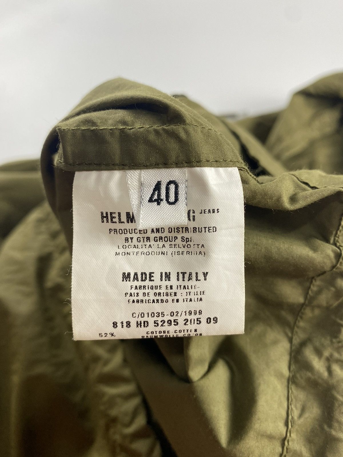 Helmut Lang Helmut Lang 1999 Military Nylon Jacket Size US S / EU 44-46 / 1 - 11 Thumbnail