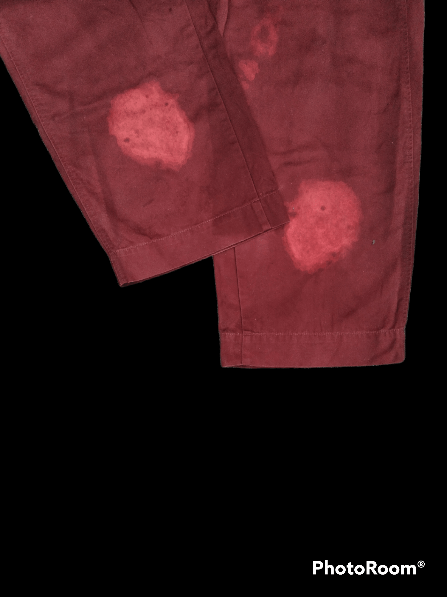 Bleach SiCK MEROON UNIQLO BAGGY PANTS Size US 30 / EU 46 - 5 Thumbnail