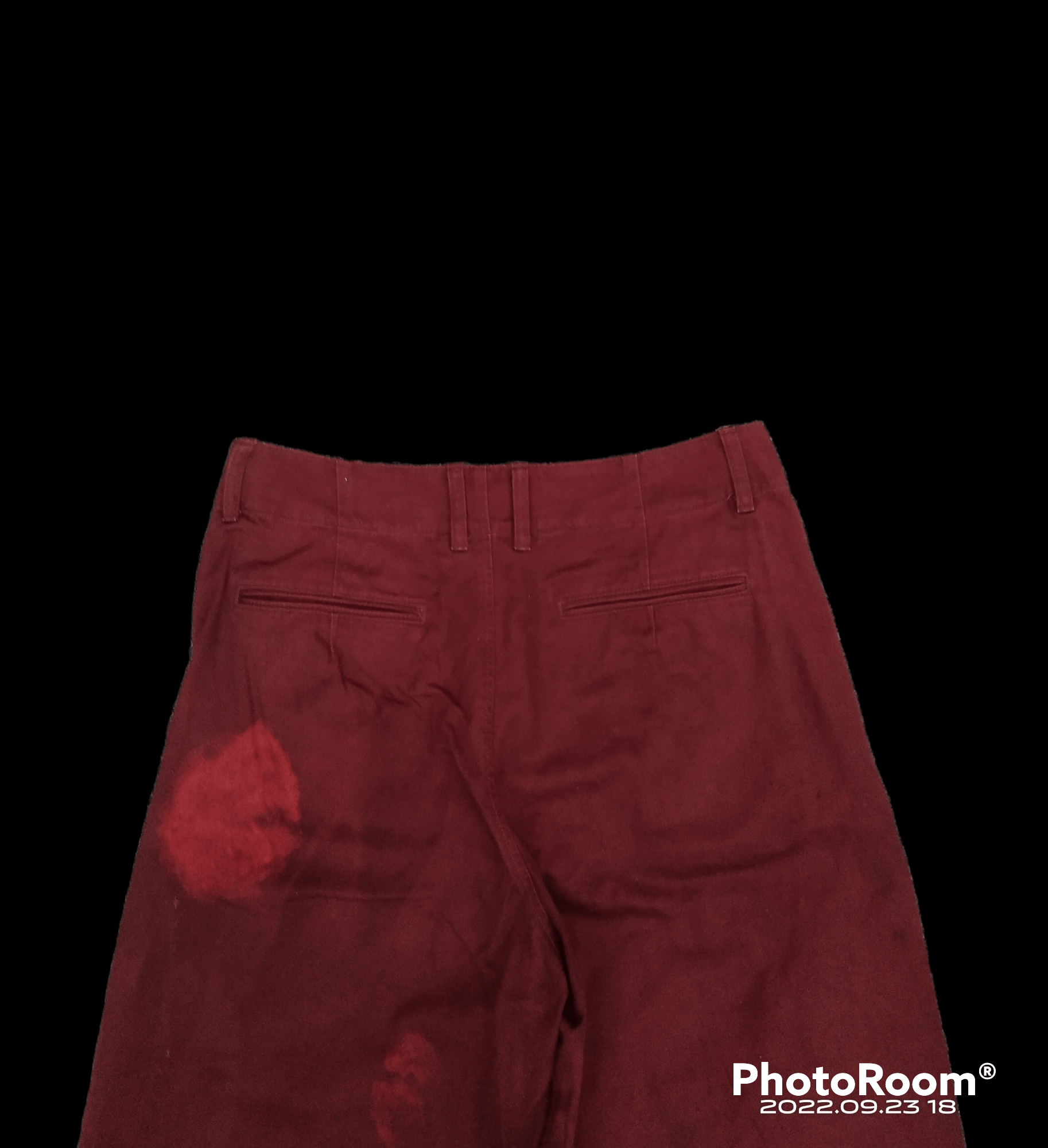 Bleach SiCK MEROON UNIQLO BAGGY PANTS Size US 30 / EU 46 - 4 Thumbnail
