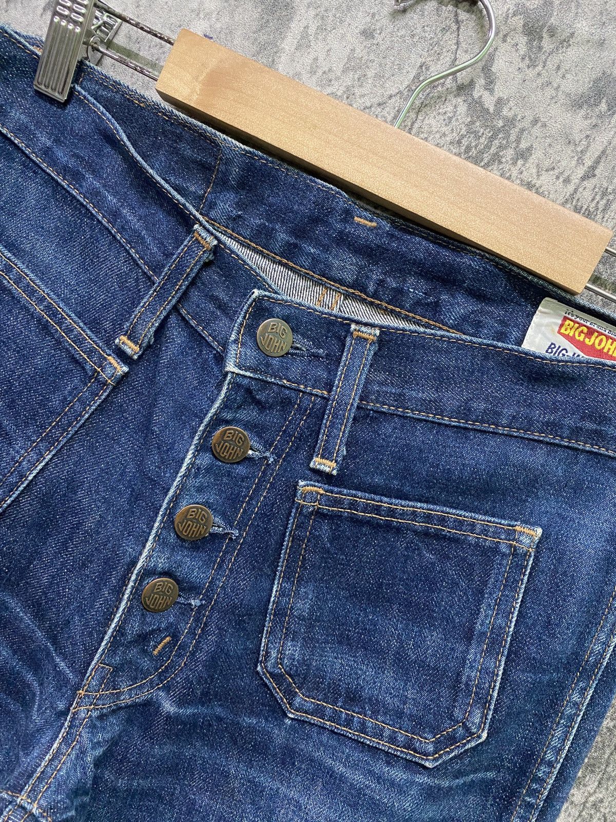 Big John × Japanese Brand × Vintage Vintage Japan BIG JOHN Bell Bottom Flared Bootcut Denim Size US 28 / EU 44 - 9 Thumbnail