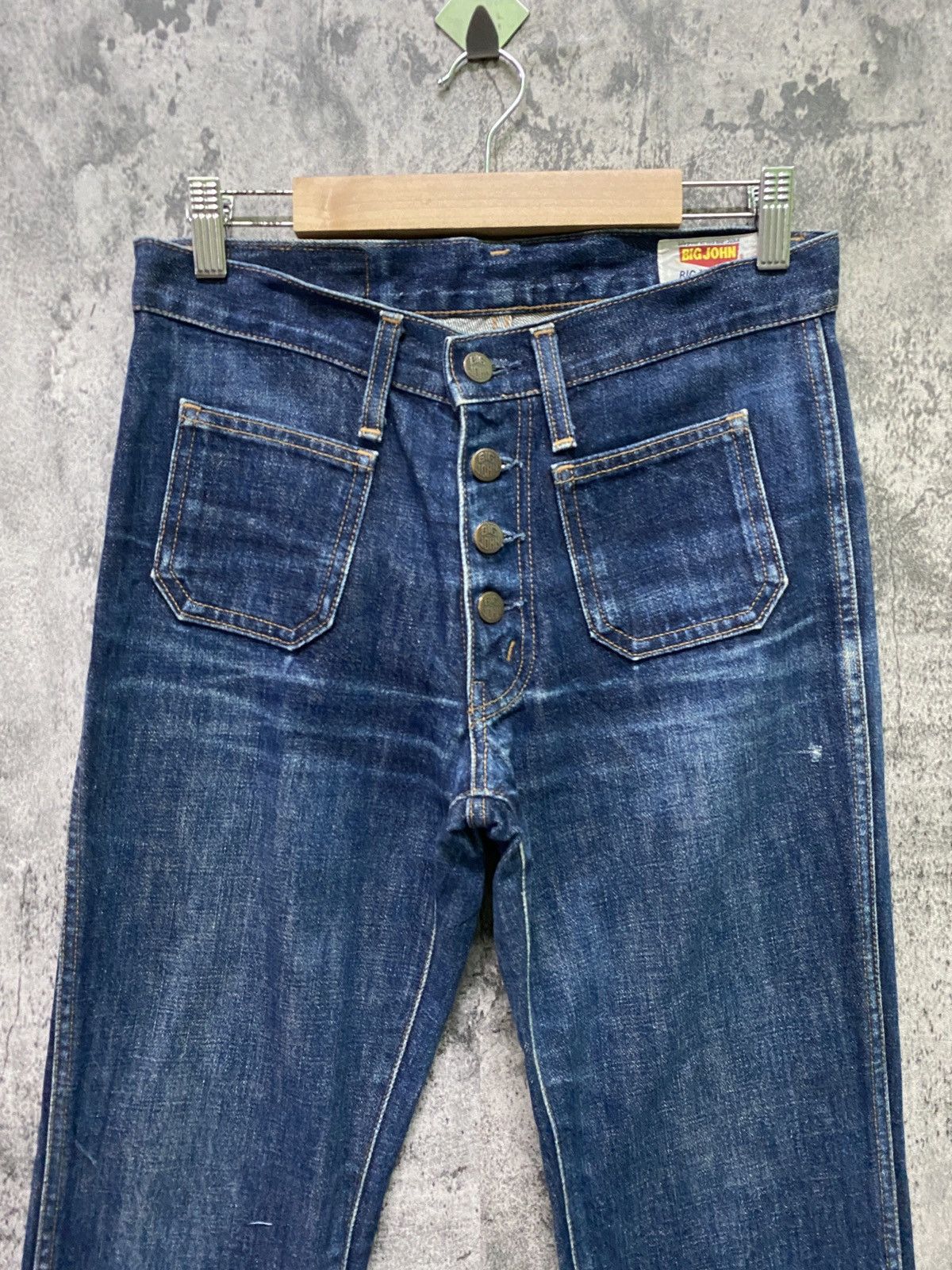 Big John × Japanese Brand × Vintage Vintage Japan BIG JOHN Bell Bottom Flared Bootcut Denim Size US 28 / EU 44 - 4 Thumbnail