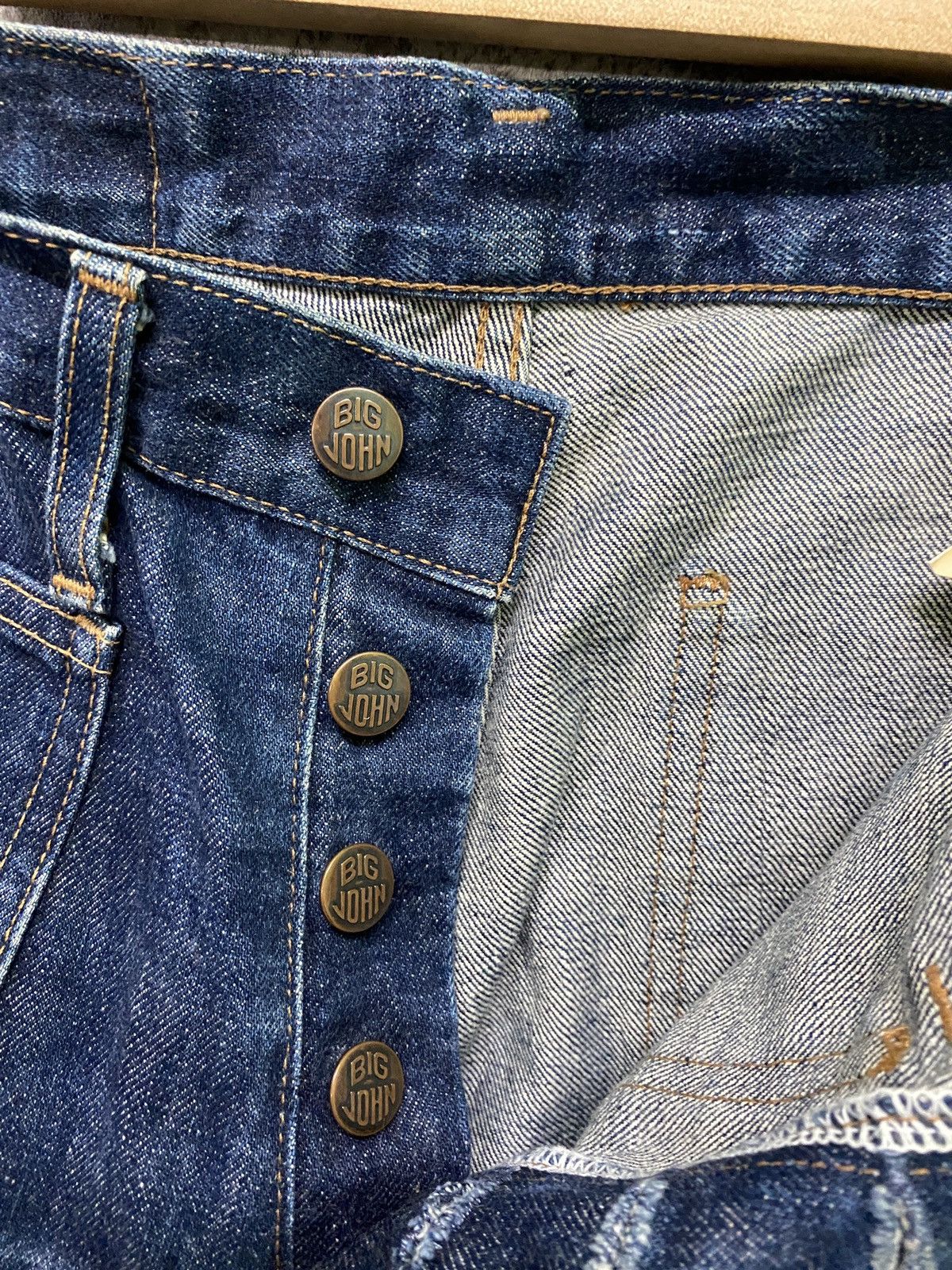 Big John × Japanese Brand × Vintage Vintage Japan BIG JOHN Bell Bottom Flared Bootcut Denim Size US 28 / EU 44 - 22 Thumbnail