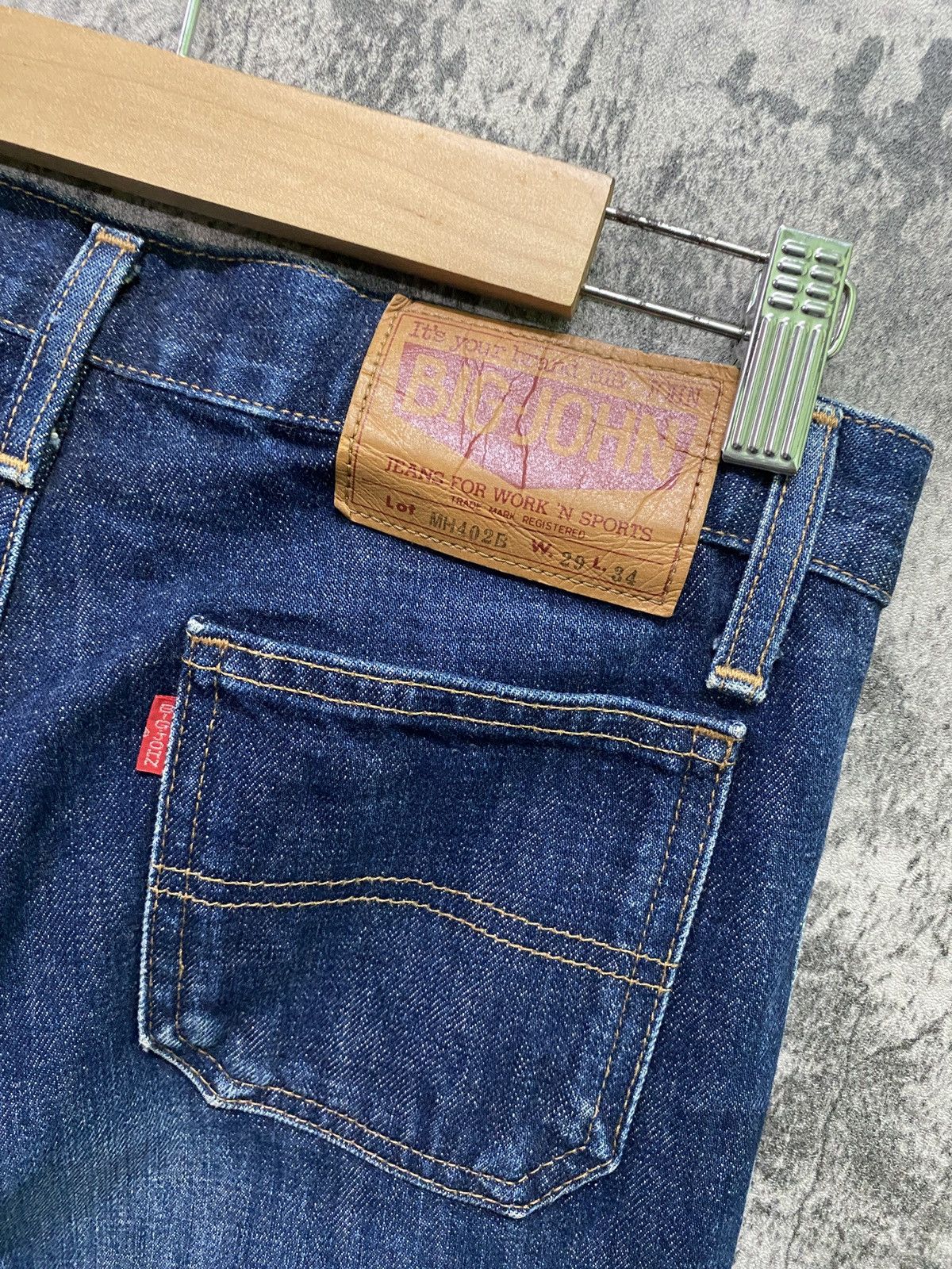 Big John × Japanese Brand × Vintage Vintage Japan BIG JOHN Bell Bottom Flared Bootcut Denim Size US 28 / EU 44 - 19 Thumbnail