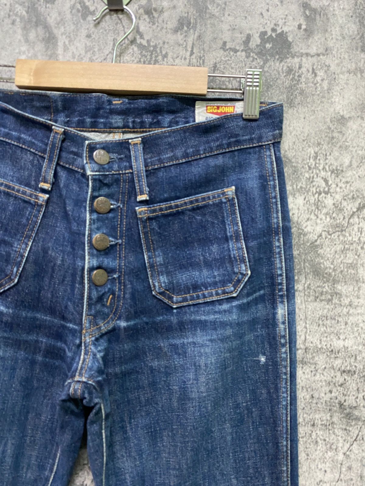 Big John × Japanese Brand × Vintage Vintage Japan BIG JOHN Bell Bottom Flared Bootcut Denim Size US 28 / EU 44 - 6 Thumbnail