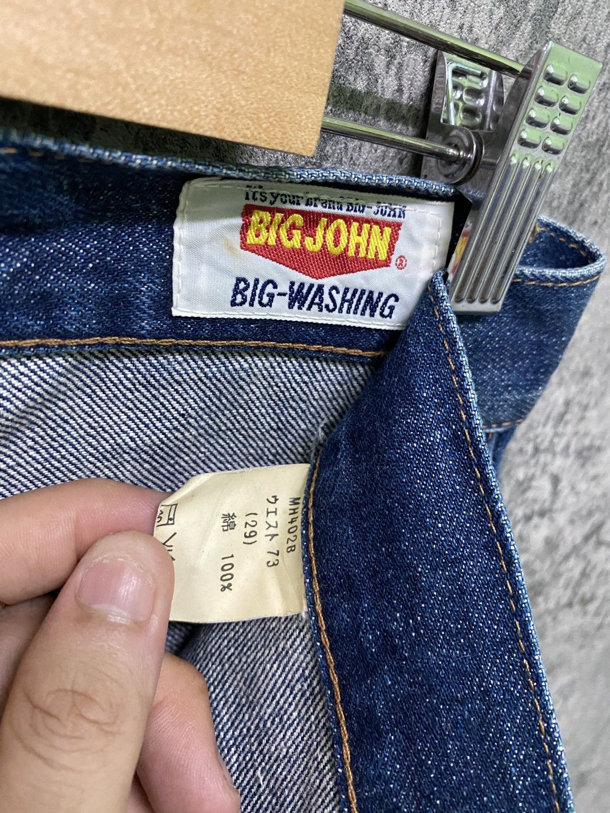 Big John × Japanese Brand × Vintage Vintage Japan BIG JOHN Bell Bottom Flared Bootcut Denim Size US 28 / EU 44 - 23 Thumbnail