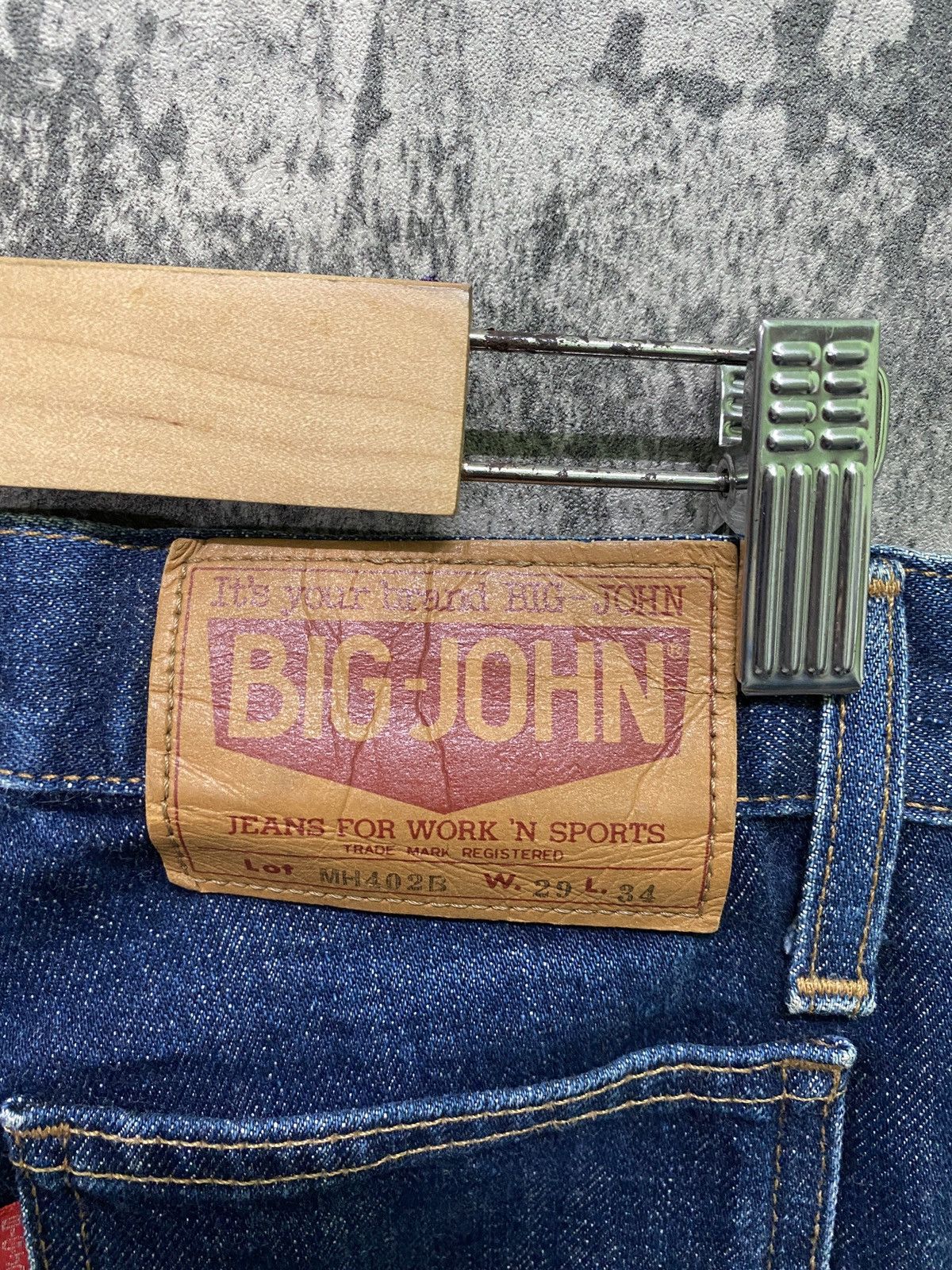 Big John × Japanese Brand × Vintage Vintage Japan BIG JOHN Bell Bottom Flared Bootcut Denim Size US 28 / EU 44 - 20 Thumbnail