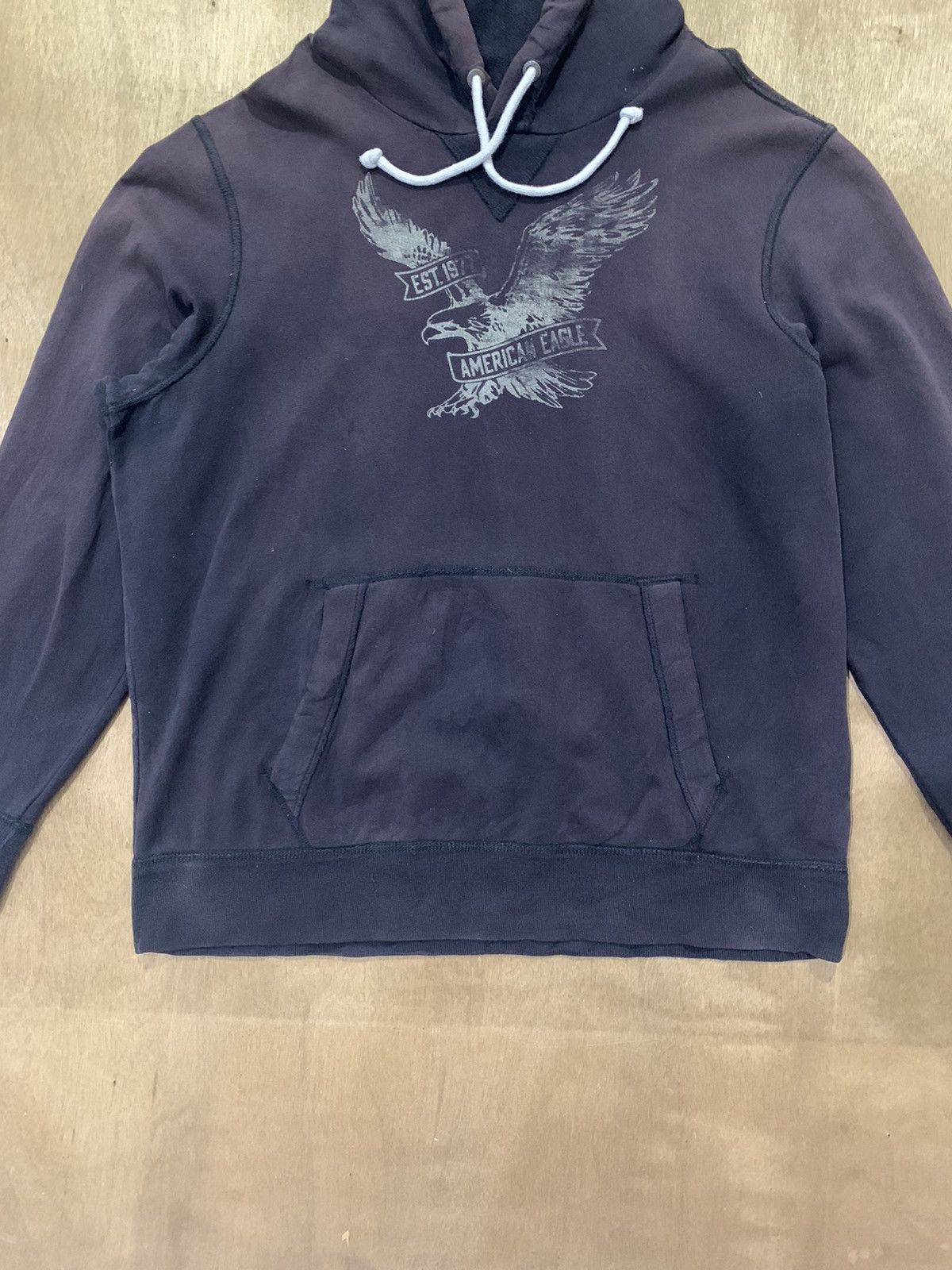 American Eagle Outfitters × Vintage Vintage 70s AMERICAN EAGLE OUTFITTER Pullover Hoodie Jacket Size US XXL / EU 58 / 5 - 4 Thumbnail