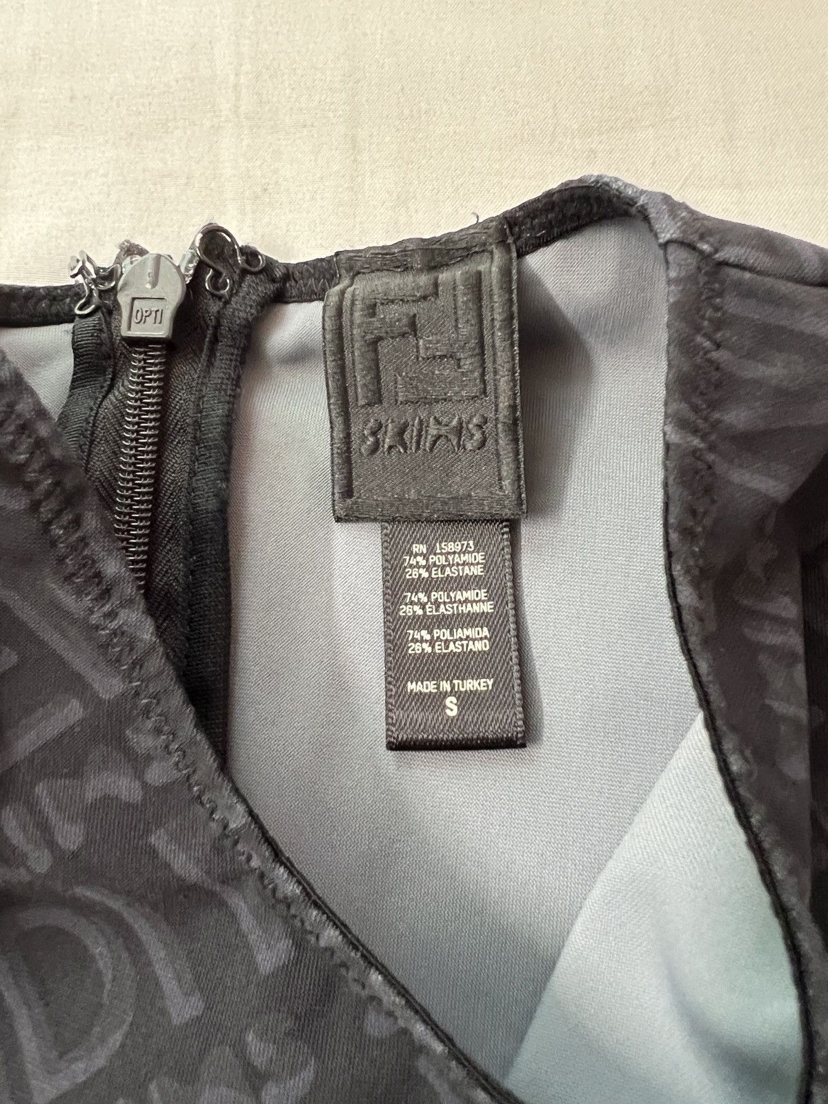 SKIMS SKIMS x Fendi Sleeveless Mid Thigh Bodysuit Romper Onesie Size S / US 4 / IT 40 - 2 Thumbnail