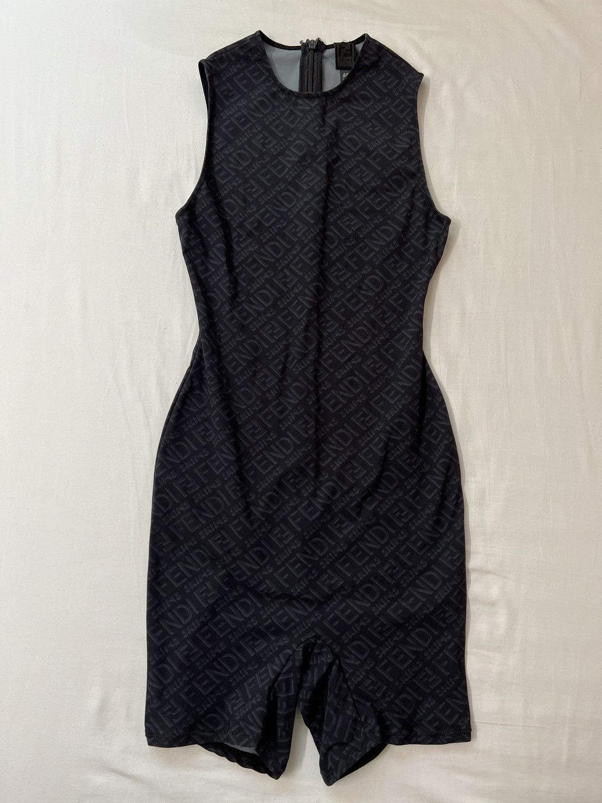 SKIMS SKIMS x Fendi Sleeveless Mid Thigh Bodysuit Romper Onesie Size S / US 4 / IT 40 - 1 Thumbnail