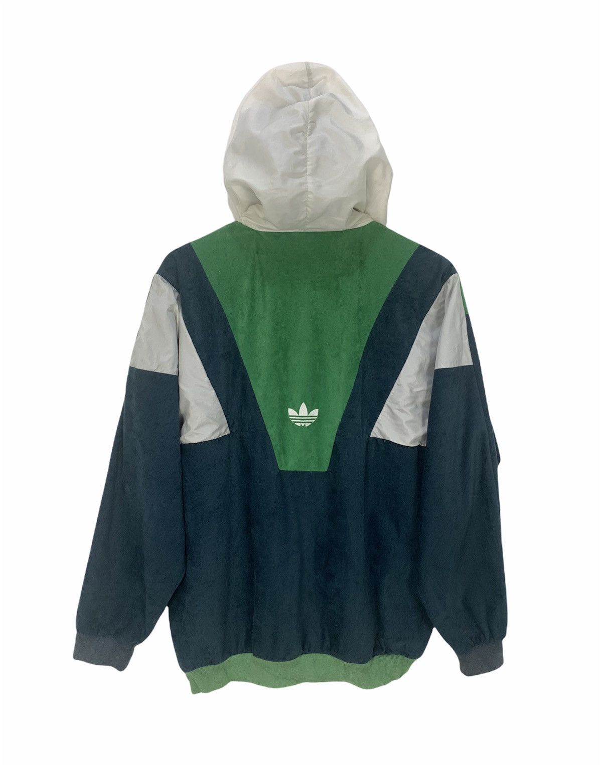 ADIDAS Vintage 90s Fullprinted Striped Zipper Hoodie Jacket