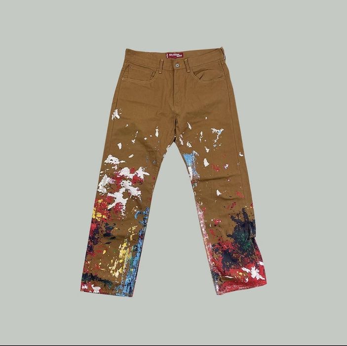 Junya Watanabe Junya Watanabe x Levi's Paint splatter Carpenter