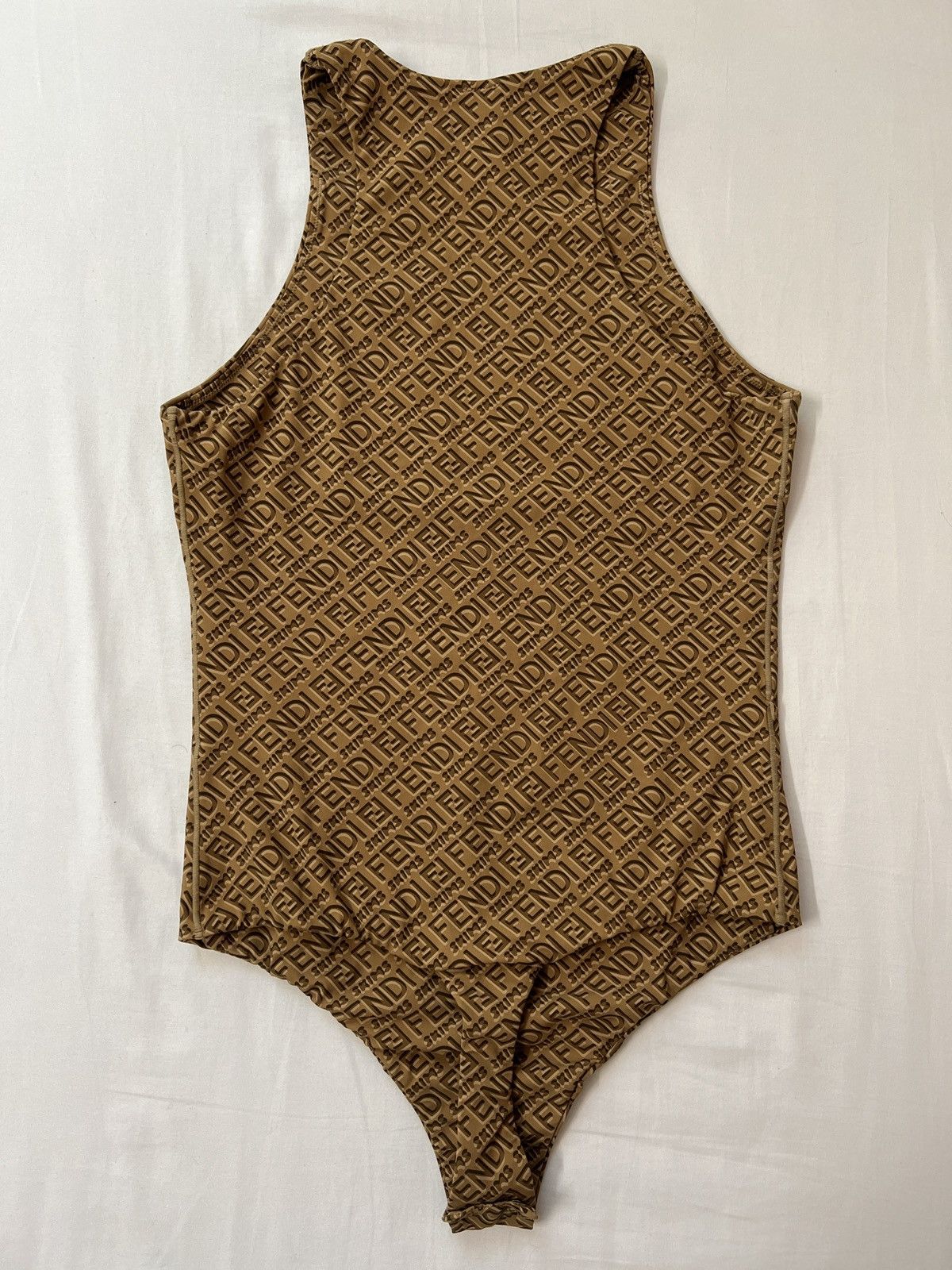 SKIMS SKIMS x Fendi High Neck Racerback Bodysuit Size S / US 4 / IT 40 - 2 Thumbnail