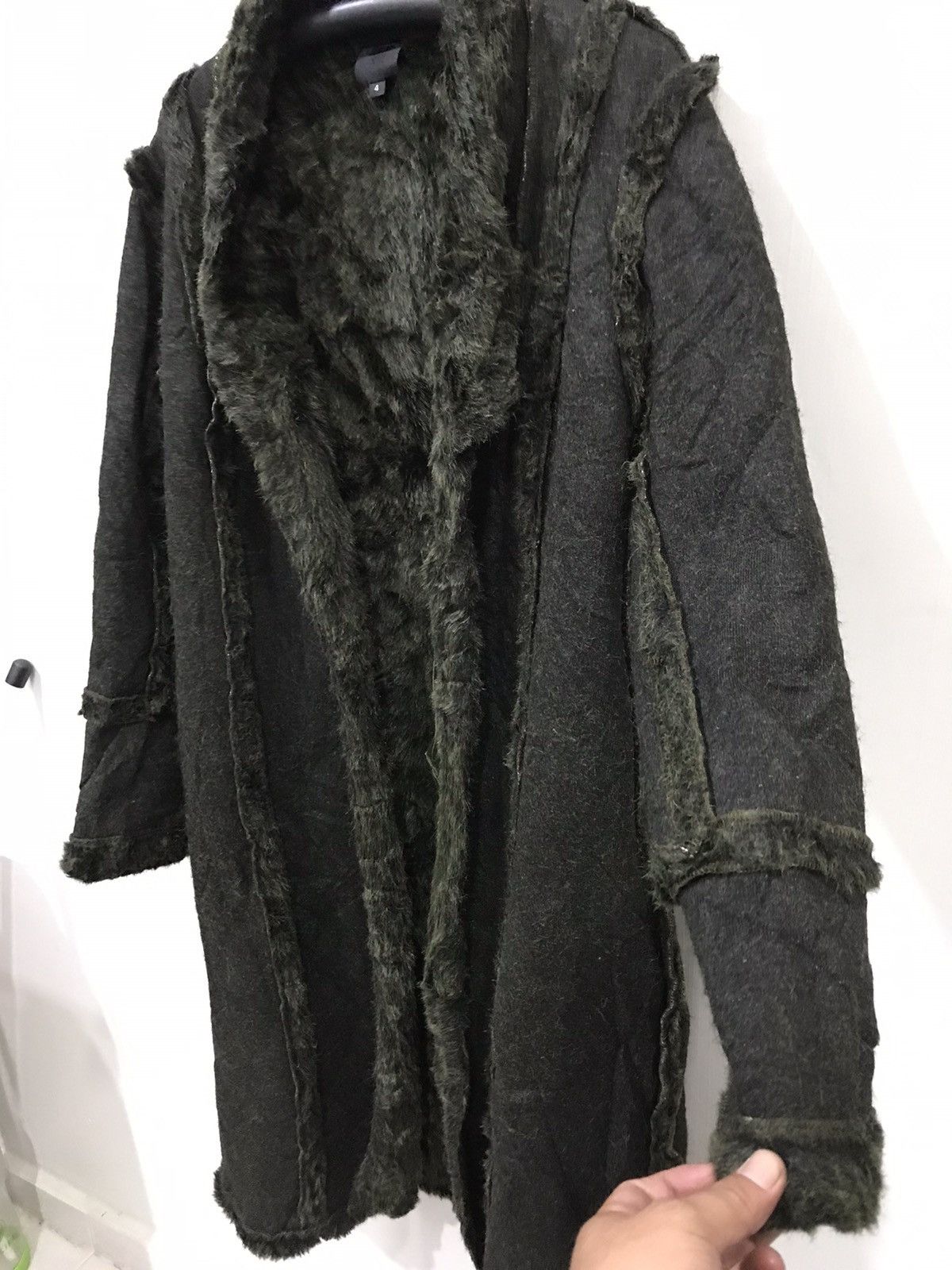 Japanese Brand 💋Accept Offer💋ANNA SUI Super Designer Faux Fur Coat Size US L / EU 52-54 / 3 - 8 Thumbnail