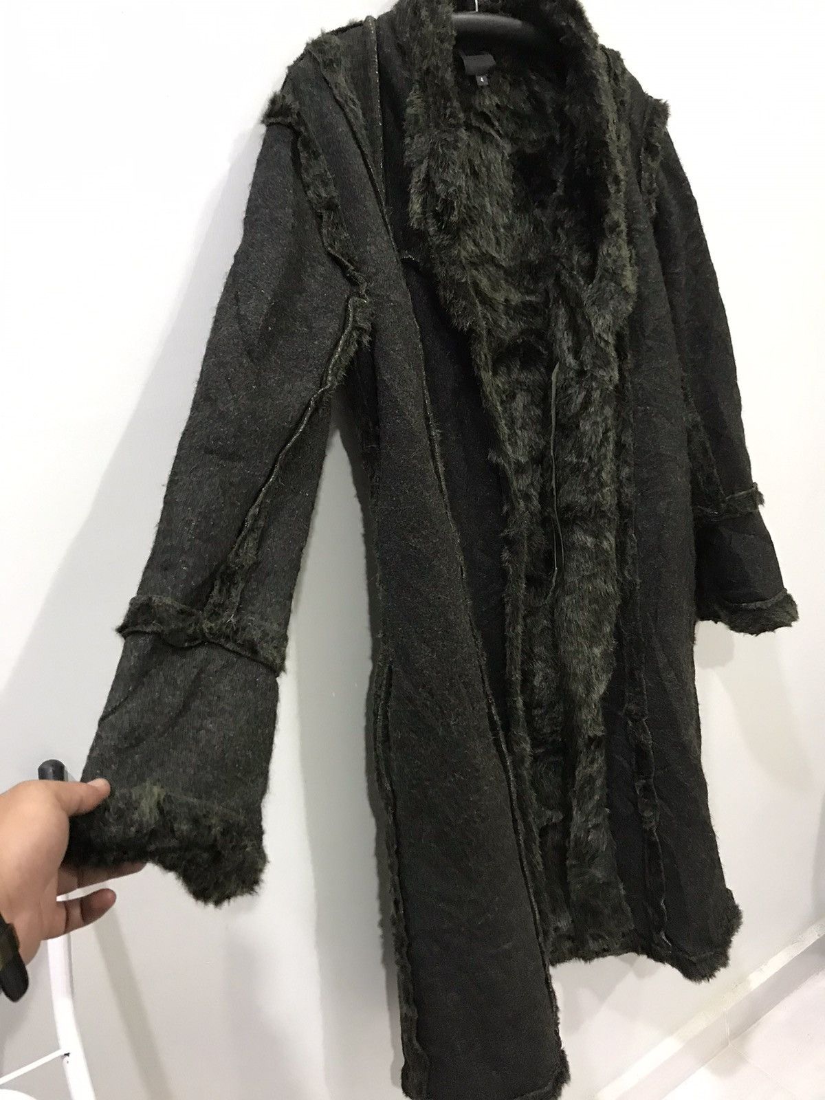 Japanese Brand 💋Accept Offer💋ANNA SUI Super Designer Faux Fur Coat Size US L / EU 52-54 / 3 - 7 Thumbnail