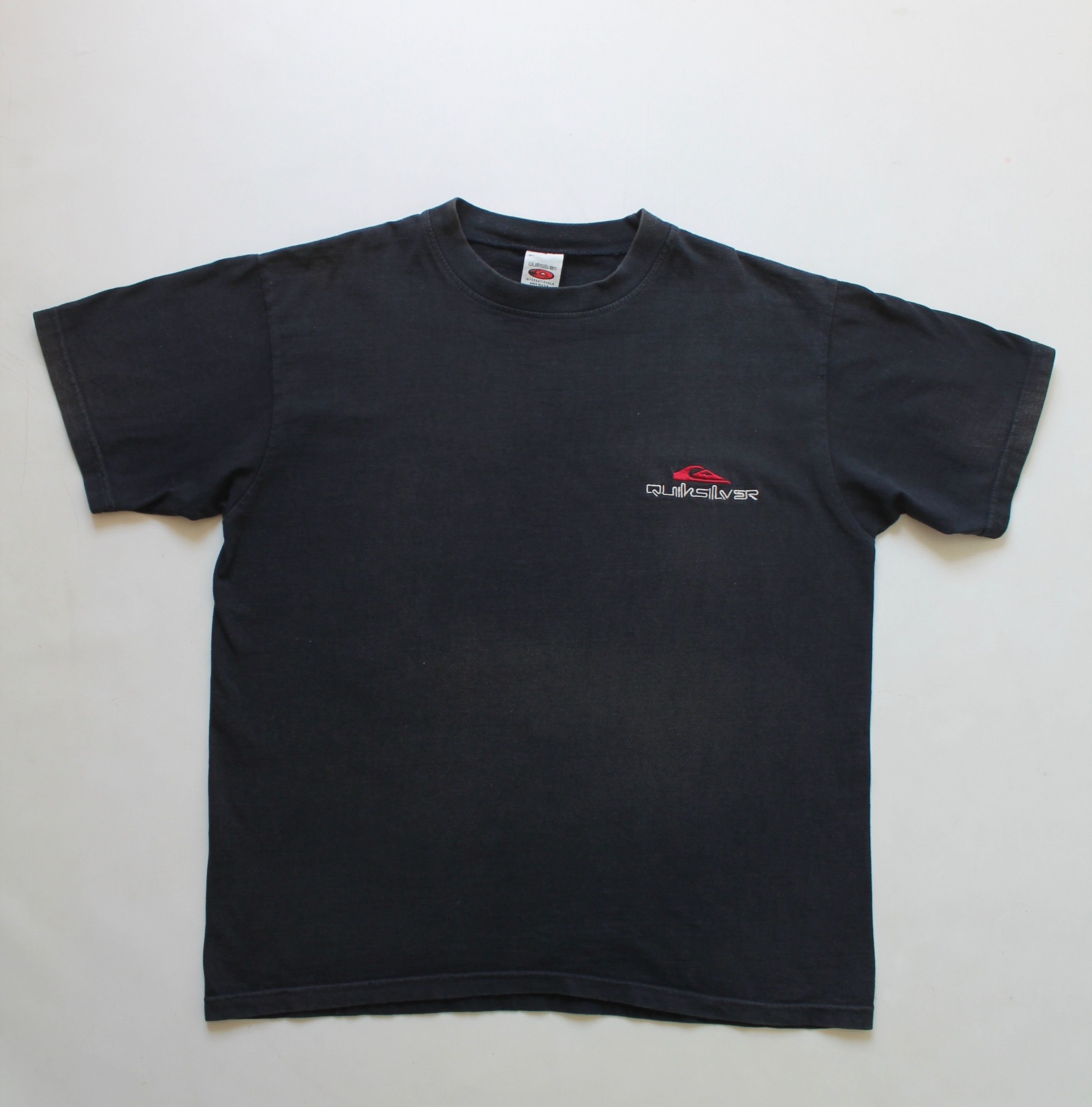 Quicksilver × Vintage Quicksilver Sun Faded Vintage tee t Shirt Navy Surf board Size US M / EU 48-50 / 2 - 9 Thumbnail