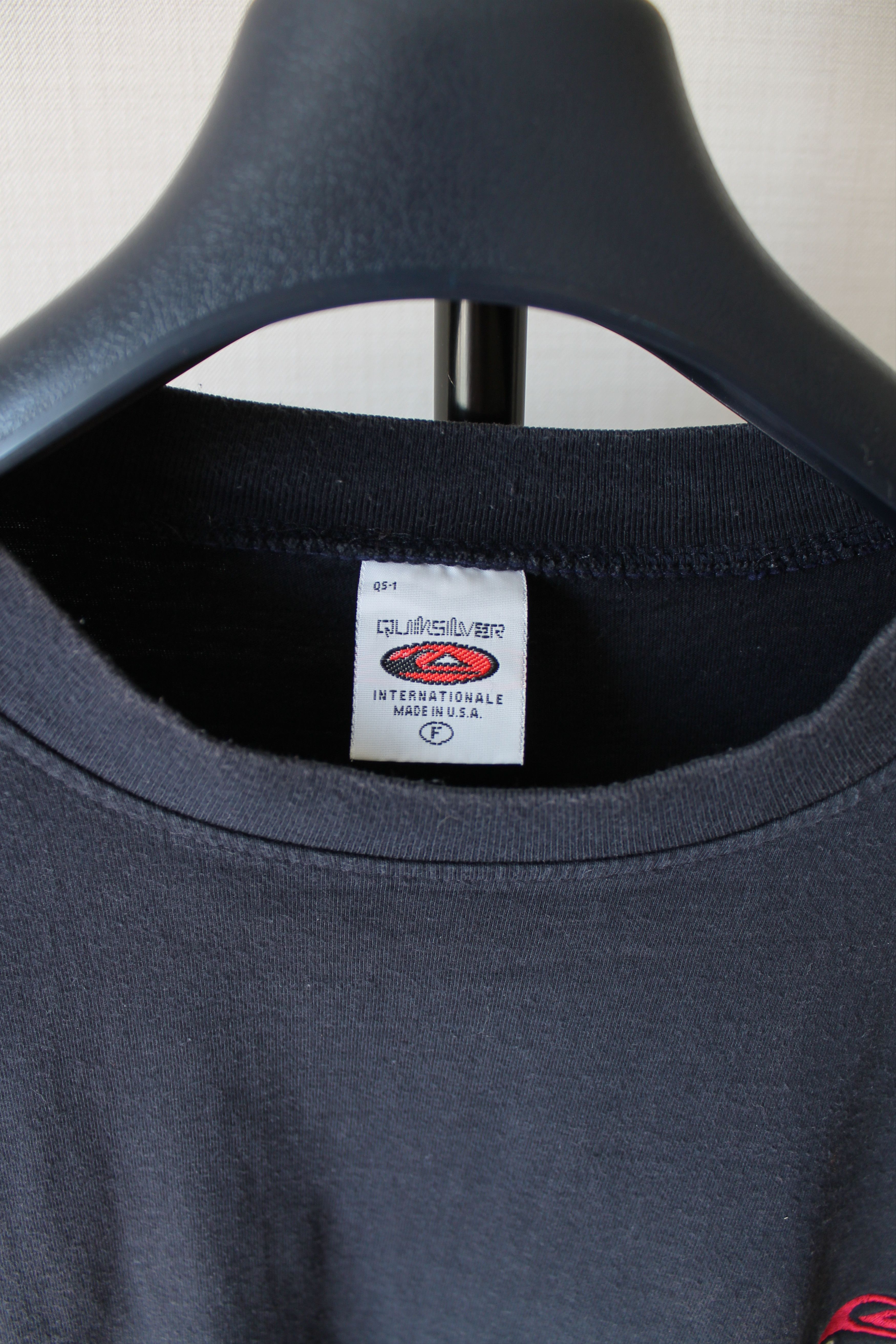 Quicksilver × Vintage Quicksilver Sun Faded Vintage tee t Shirt Navy Surf board Size US M / EU 48-50 / 2 - 6 Thumbnail