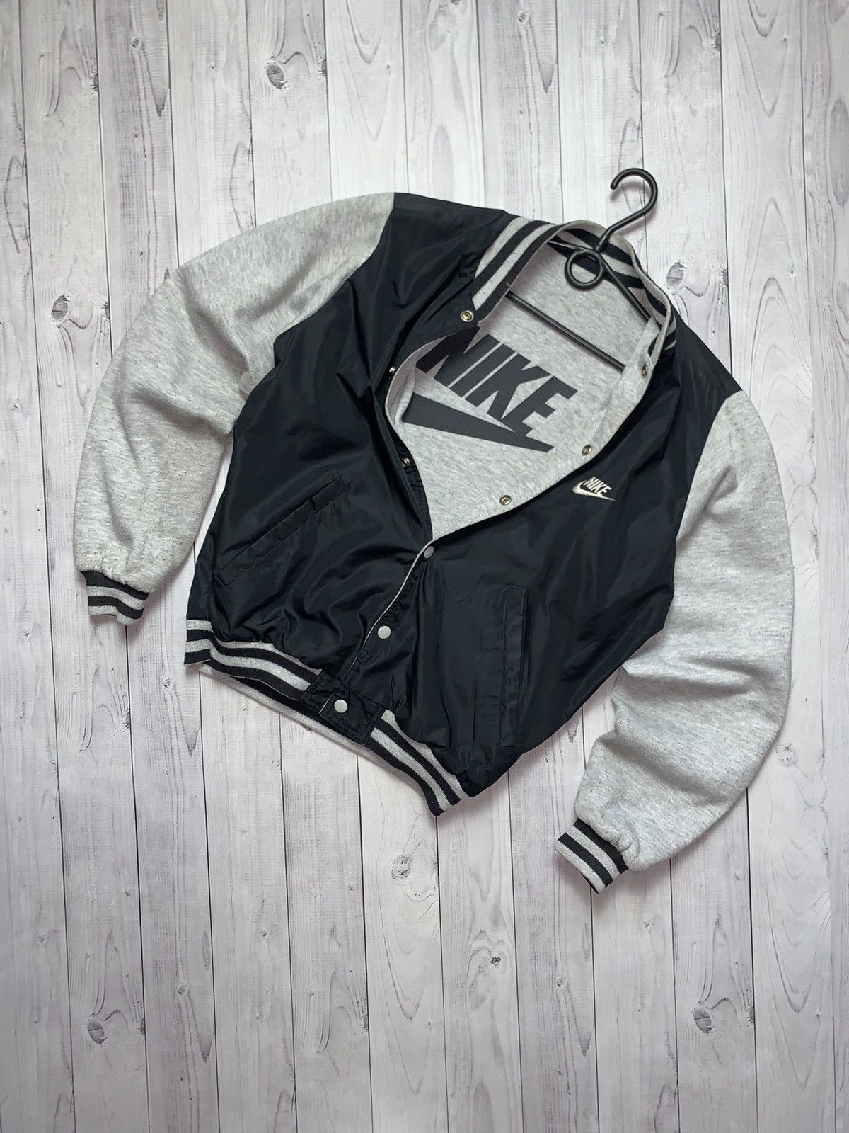 Nike × Vintage Vintage track jacket Nike big logo bomber size S Size US S / EU 44-46 / 1 - 6 Thumbnail