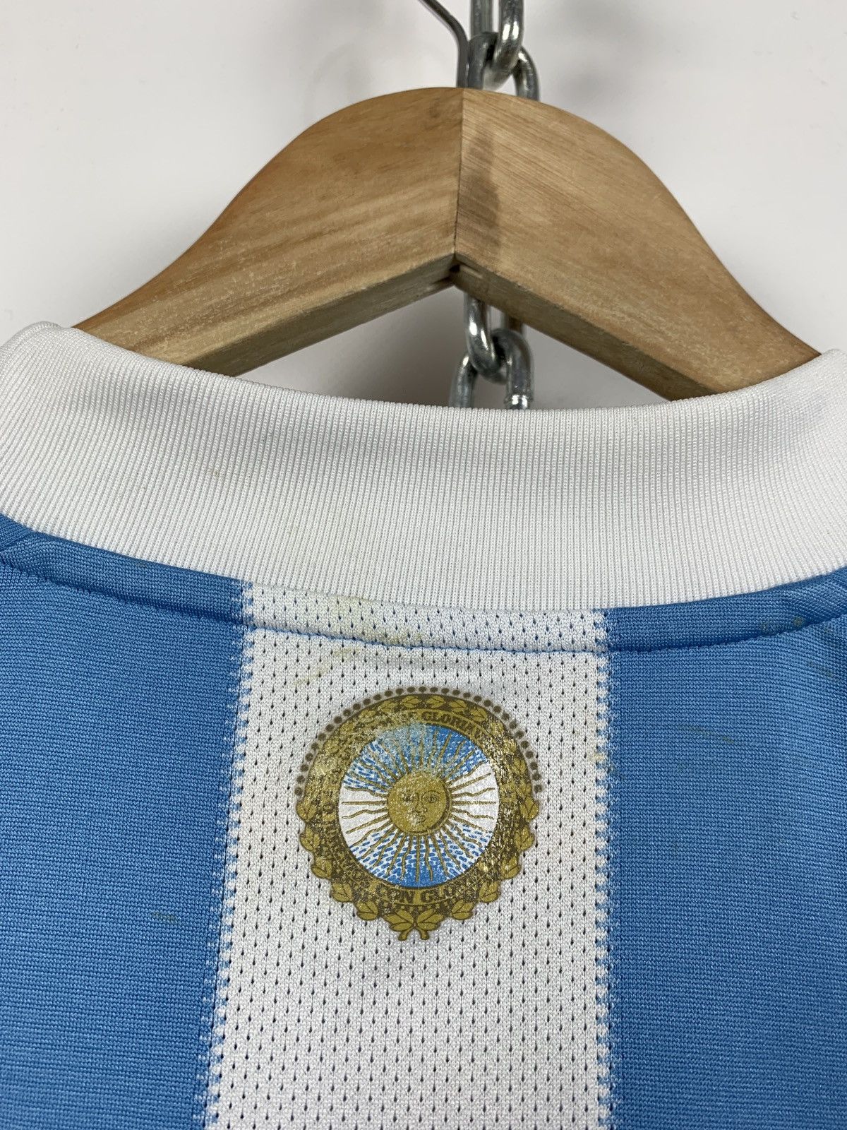 Adidas Adidas Argentina 2010 Home Soccer Jersey Size US M / EU 48-50 / 2 - 17 Thumbnail