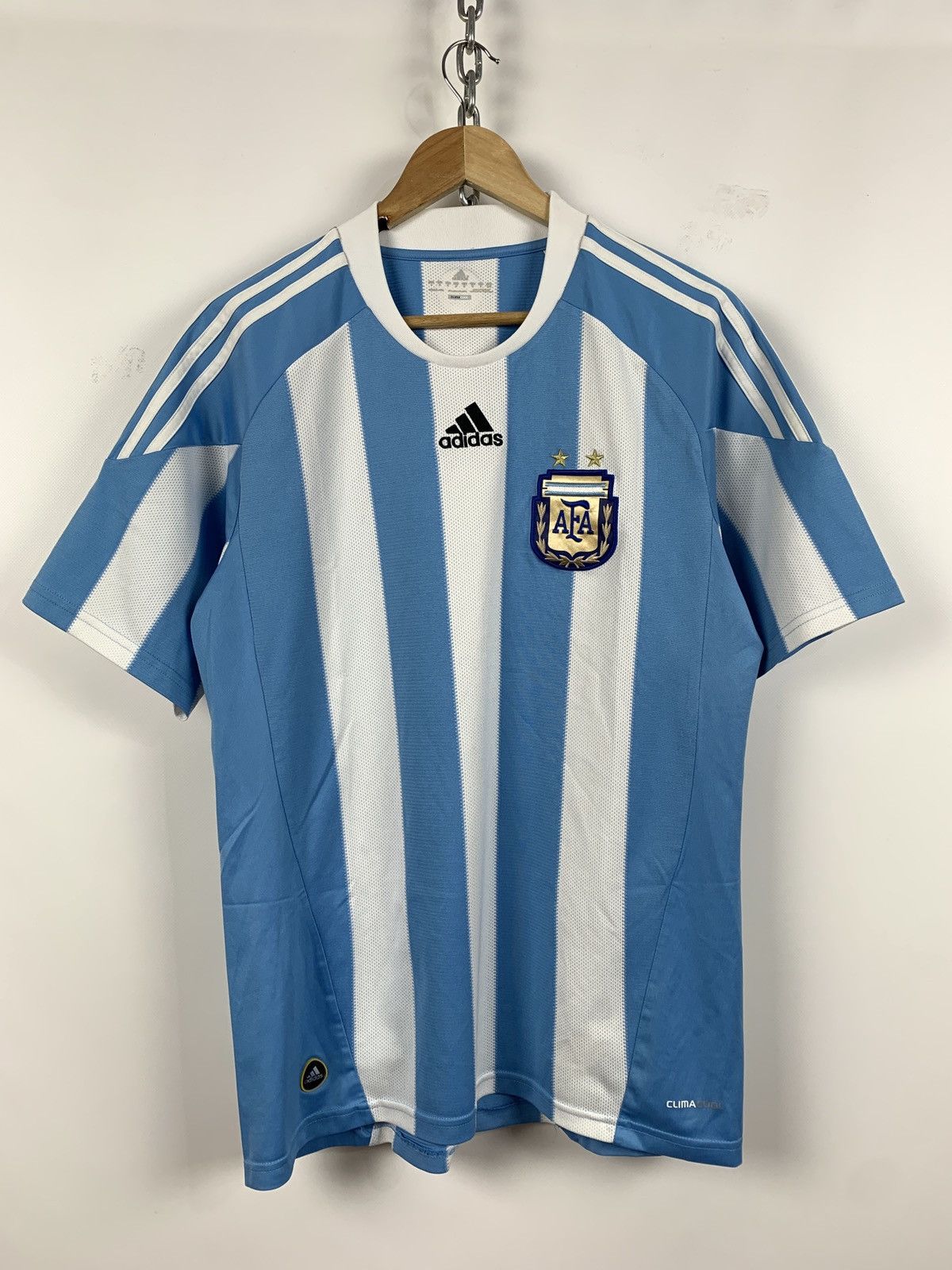 Adidas Adidas Argentina 2010 Home Soccer Jersey Size US M / EU 48-50 / 2 - 1 Thumbnail