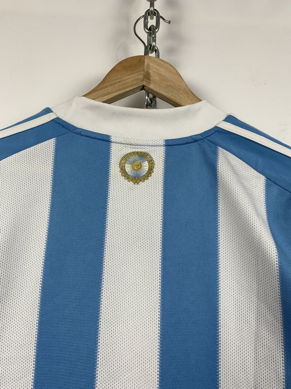 Adidas Adidas Argentina 2010 Home Soccer Jersey Size US M / EU 48-50 / 2 - 11 Thumbnail