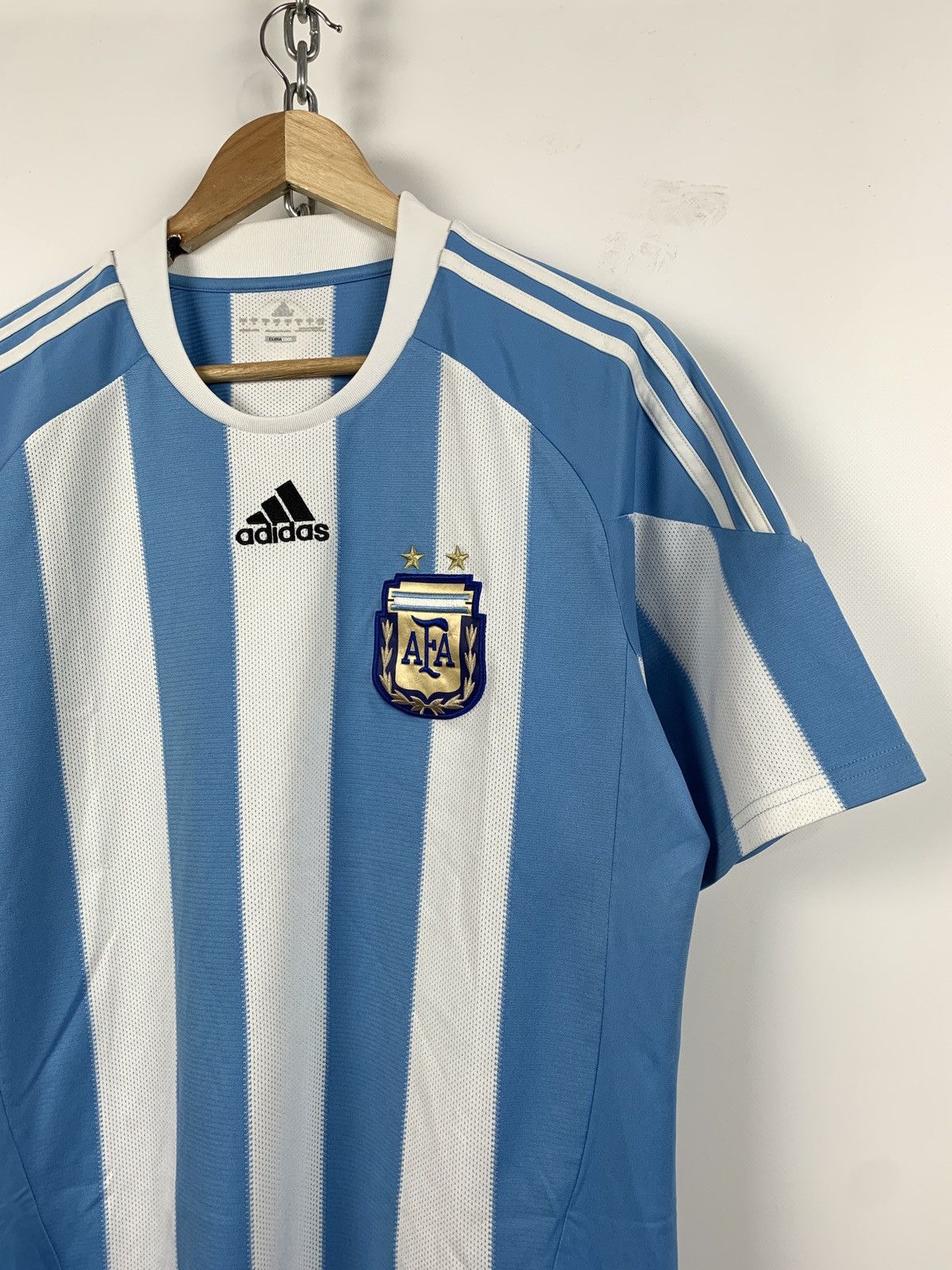 Adidas Adidas Argentina 2010 Home Soccer Jersey Size US M / EU 48-50 / 2 - 4 Thumbnail
