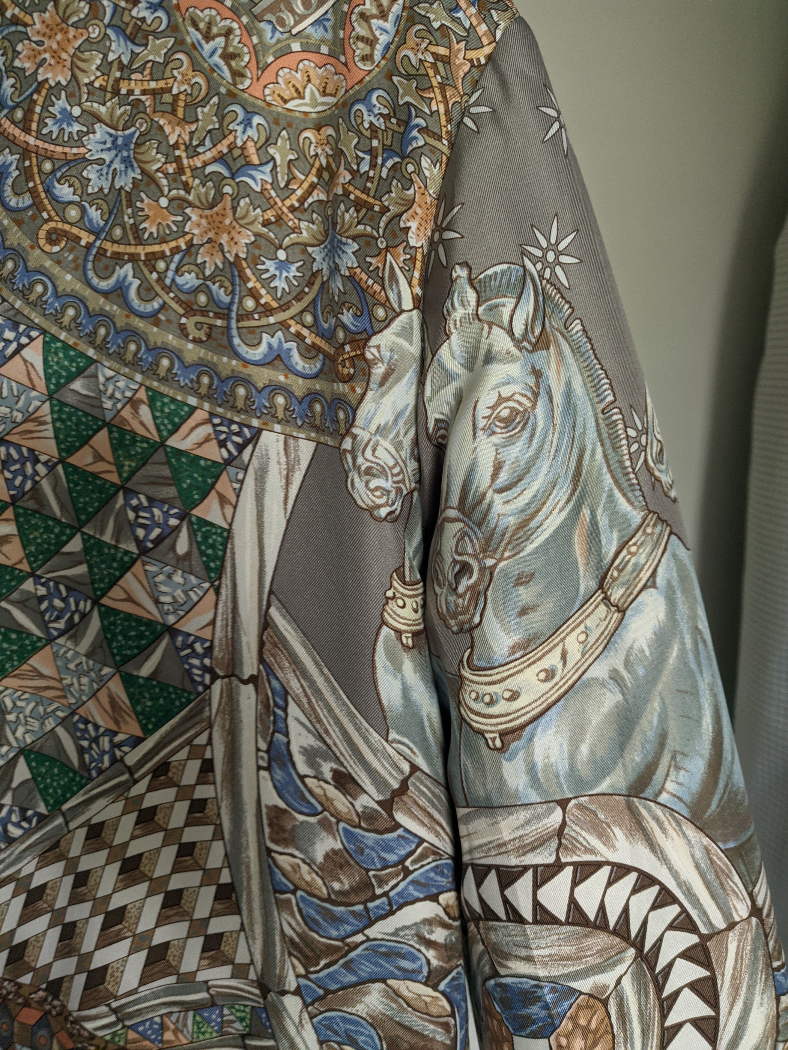 Hermes F/W 2001 Hermes Trophees De Venise Silk Jacket By Margiela Size US S / EU 44-46 / 1 - 6 Thumbnail