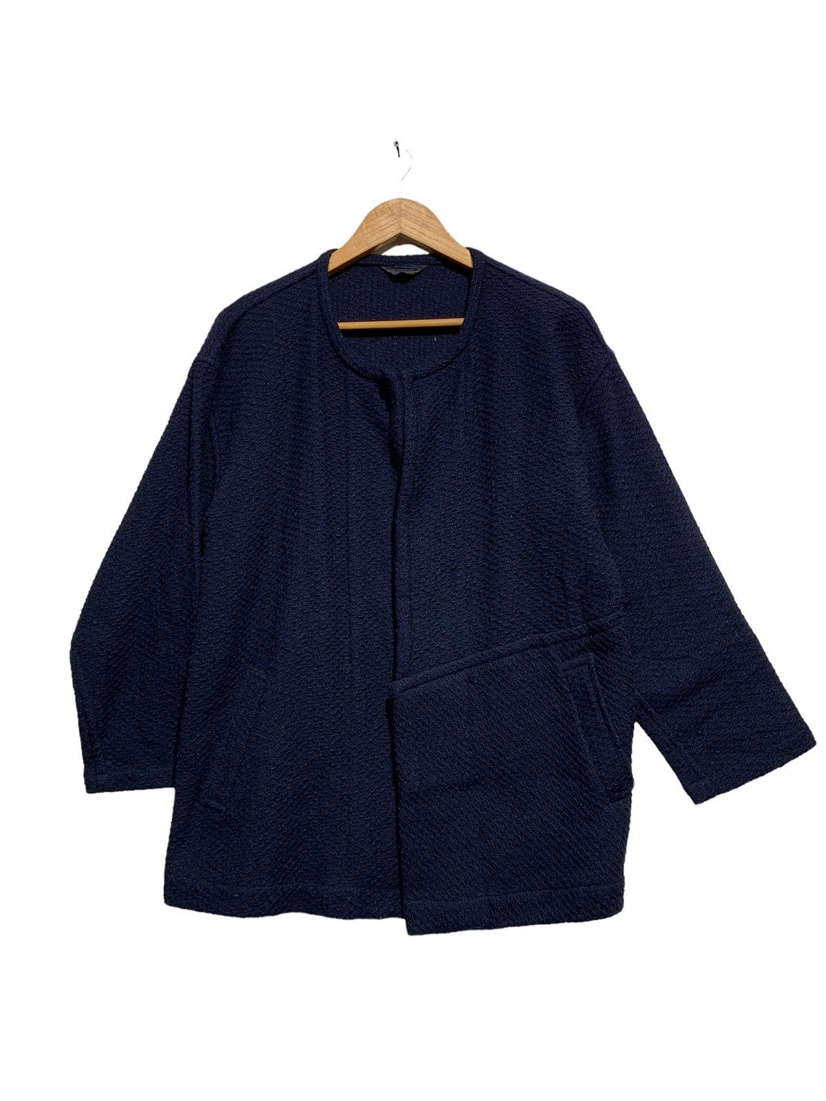 Comme des Garcons 🔥RARE VTG CDG 80S INDIGO BLUE CARDICOATS Size US M / EU 48-50 / 2 - 1 Thumbnail