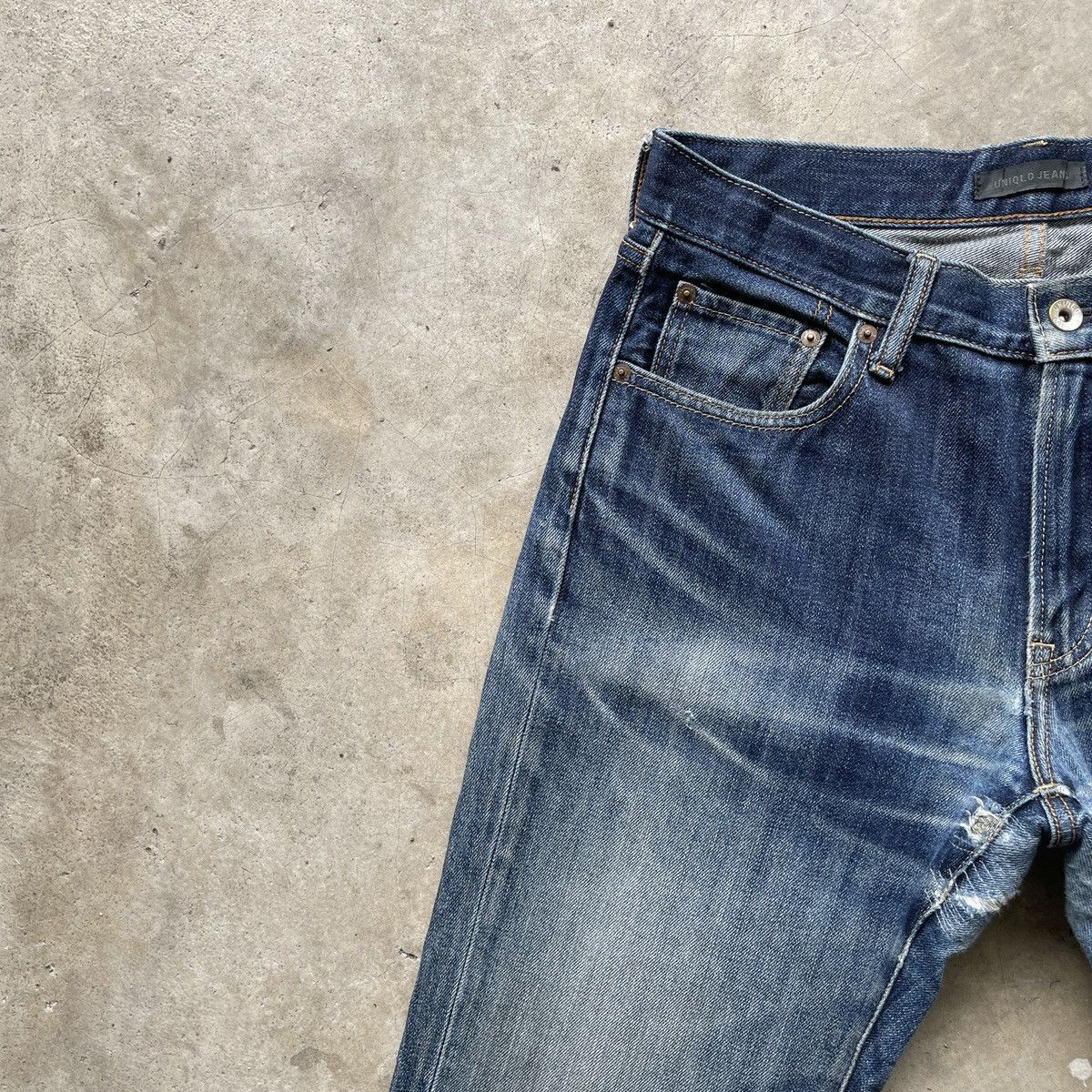 Japanese Brand × Vintage W30💥 Vintage Japanese Faded Distressed Denim Jeans Pants Size US 30 / EU 46 - 5 Thumbnail