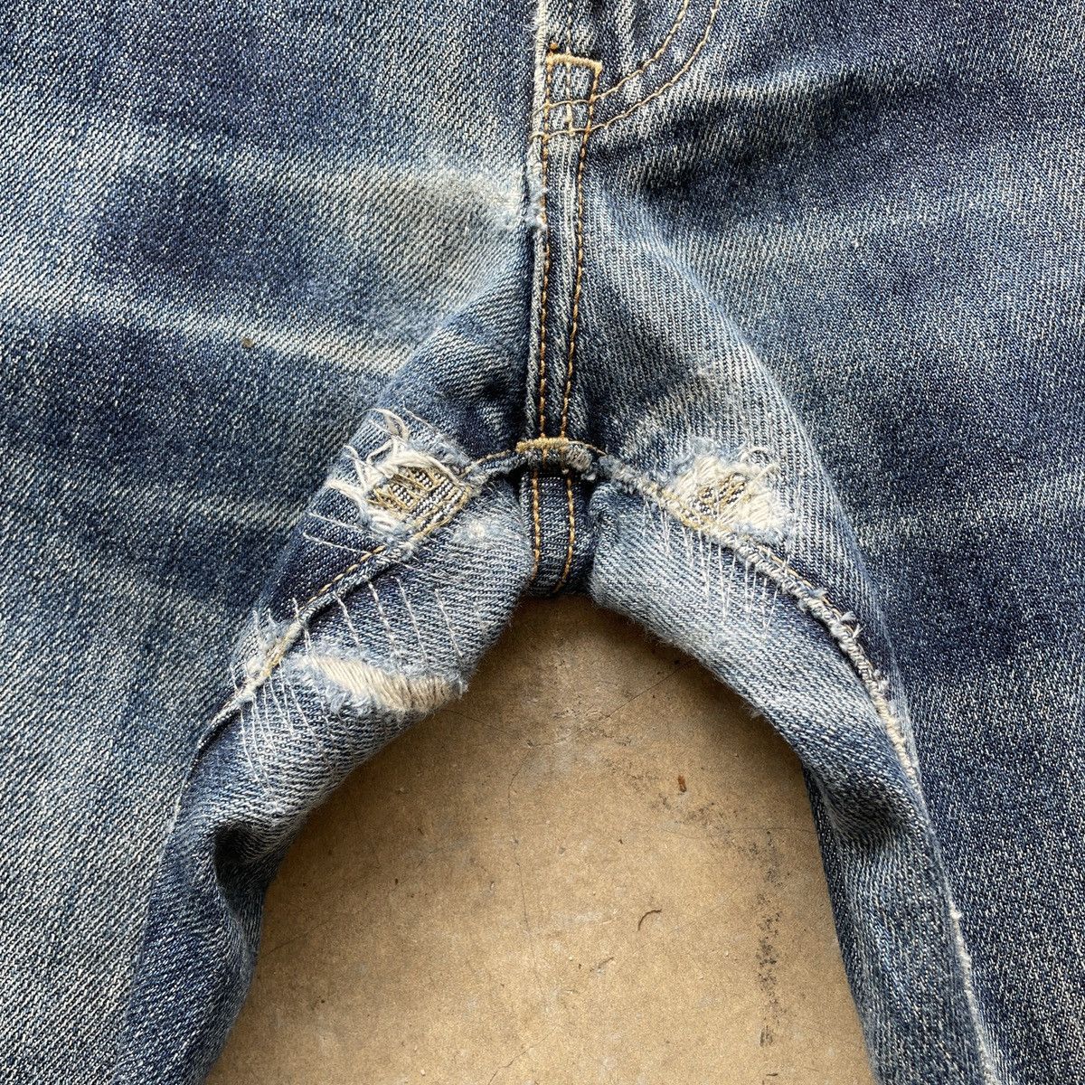 Japanese Brand × Vintage W30💥 Vintage Japanese Faded Distressed Denim Jeans Pants Size US 30 / EU 46 - 7 Thumbnail