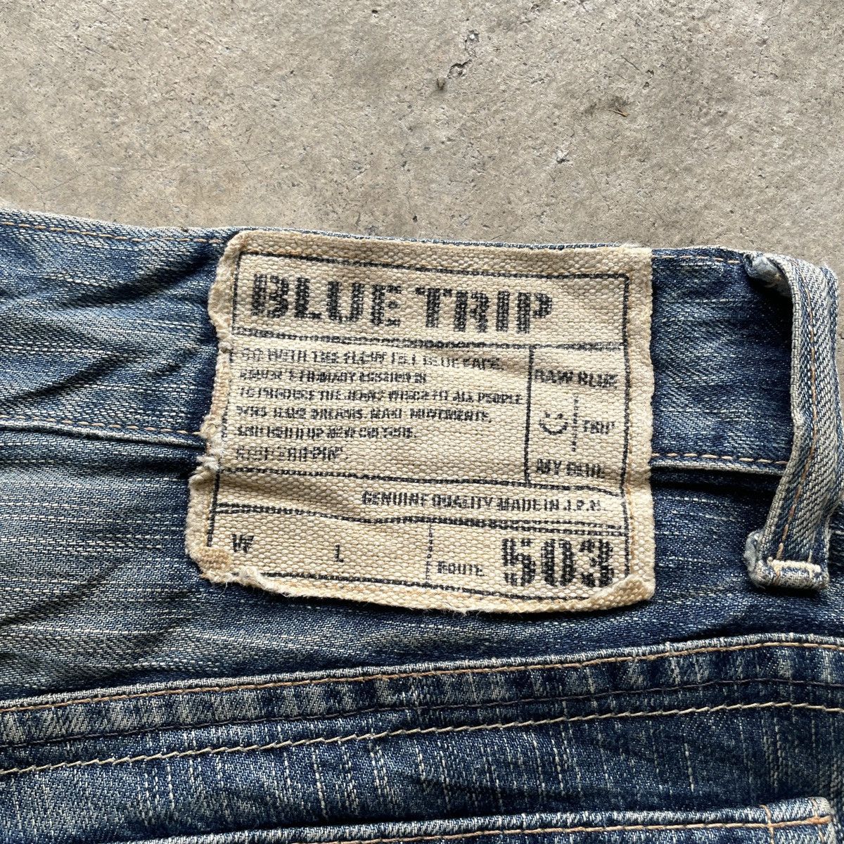 Edwin Vintage Edwin Faded Jeans Rusty Wash Distessed Denim Pants Size US 34 / EU 50 - 11 Thumbnail