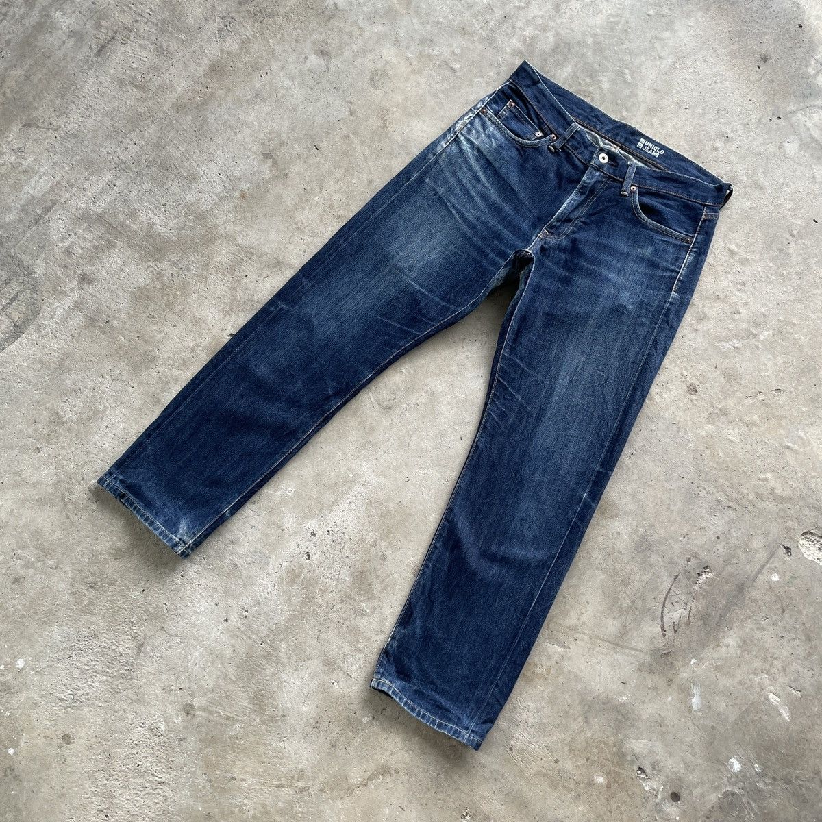 Japanese Brand Vintage Japanese Jeans W32x29 Japanese Faded Denim Pants Size US 32 / EU 48 - 2 Thumbnail