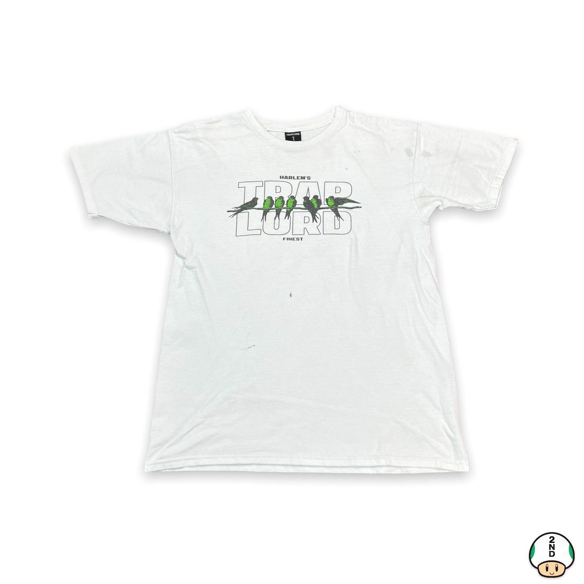 A$AP Rocky ASAP Ferg Trap Lord T Shirt Harlem's Finest Rap Graphic Tee Size US M / EU 48-50 / 2 - 1 Thumbnail