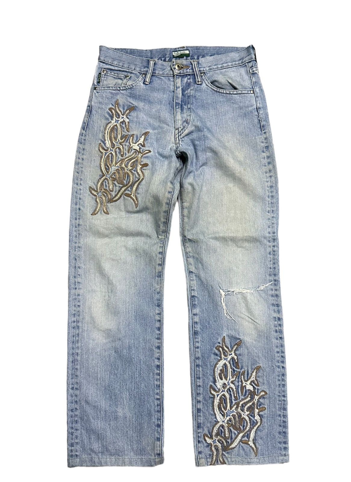 Paul Smith 28x27 Paul smith blue denim jeans Size US 28 / EU 44 - 2 Thumbnail