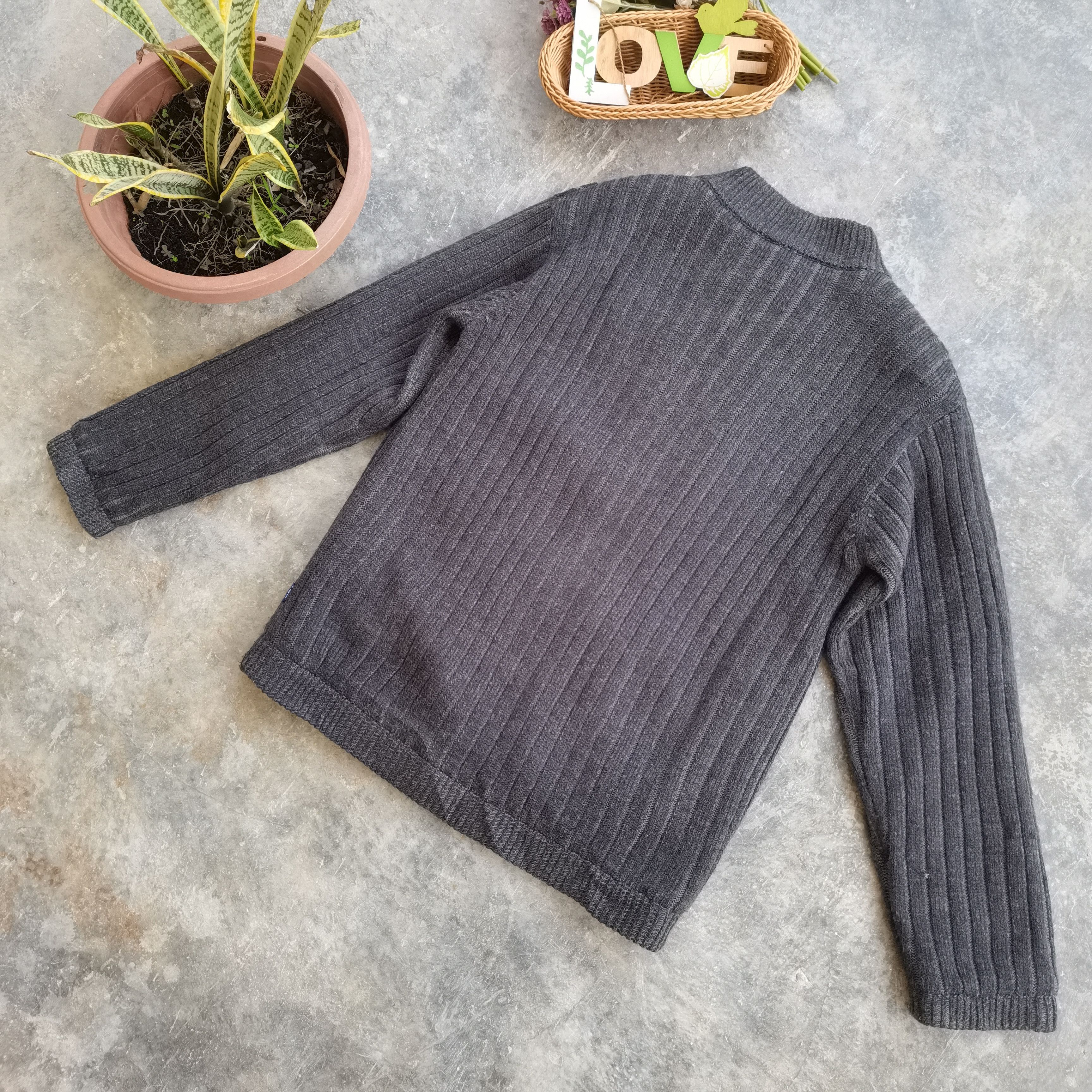 Vintage Vintage PARIS Knitted Wool Zipper Up Jacket Size US M / EU 48-50 / 2 - 6 Thumbnail