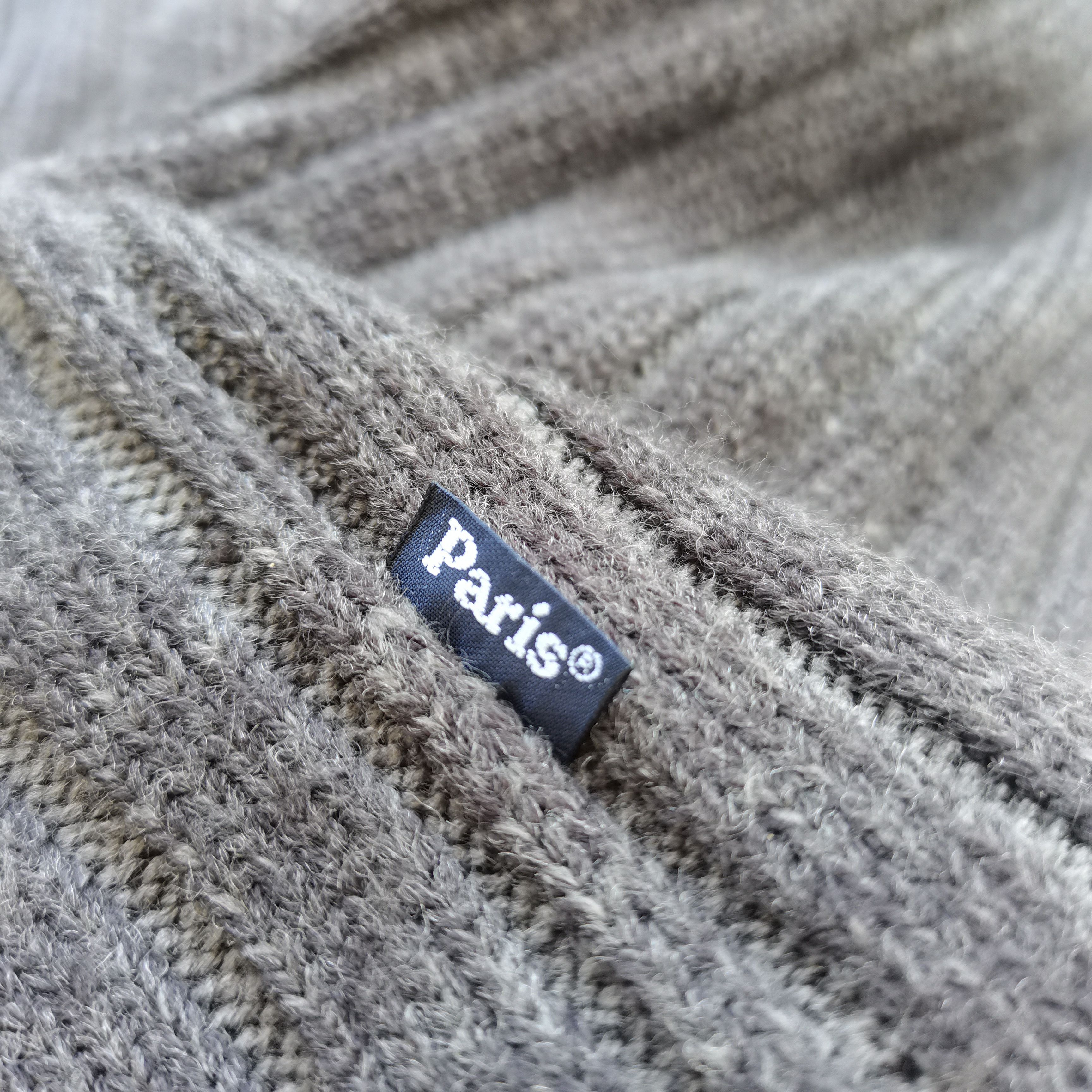 Vintage Vintage PARIS Knitted Wool Zipper Up Jacket Size US M / EU 48-50 / 2 - 10 Thumbnail
