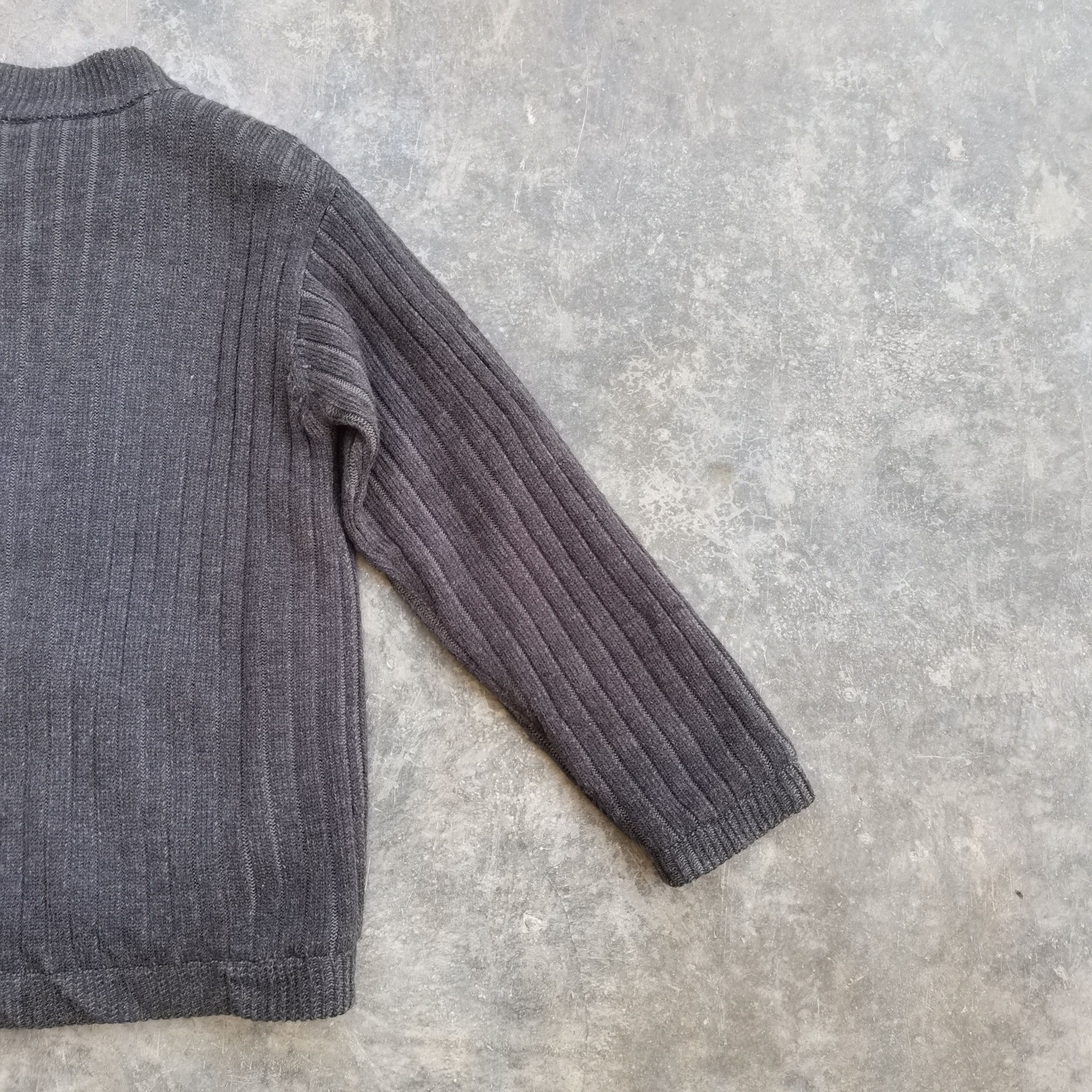 Vintage Vintage PARIS Knitted Wool Zipper Up Jacket Size US M / EU 48-50 / 2 - 7 Thumbnail