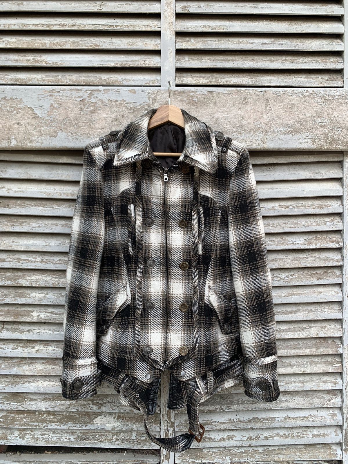 PPFM 👹PPFM Plaid Skinny Jacket (Woman S) Size US S / EU 44-46 / 1 - 2 Thumbnail