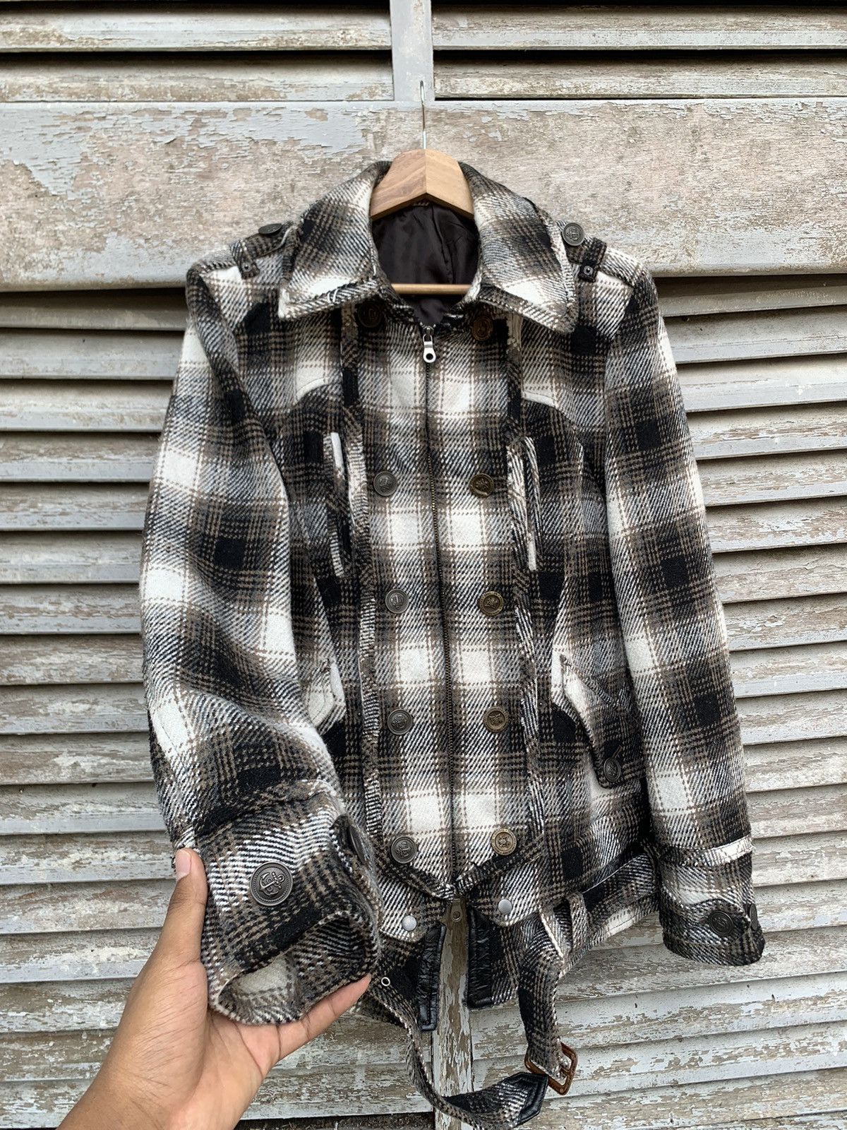 PPFM 👹PPFM Plaid Skinny Jacket (Woman S) Size US S / EU 44-46 / 1 - 7 Thumbnail
