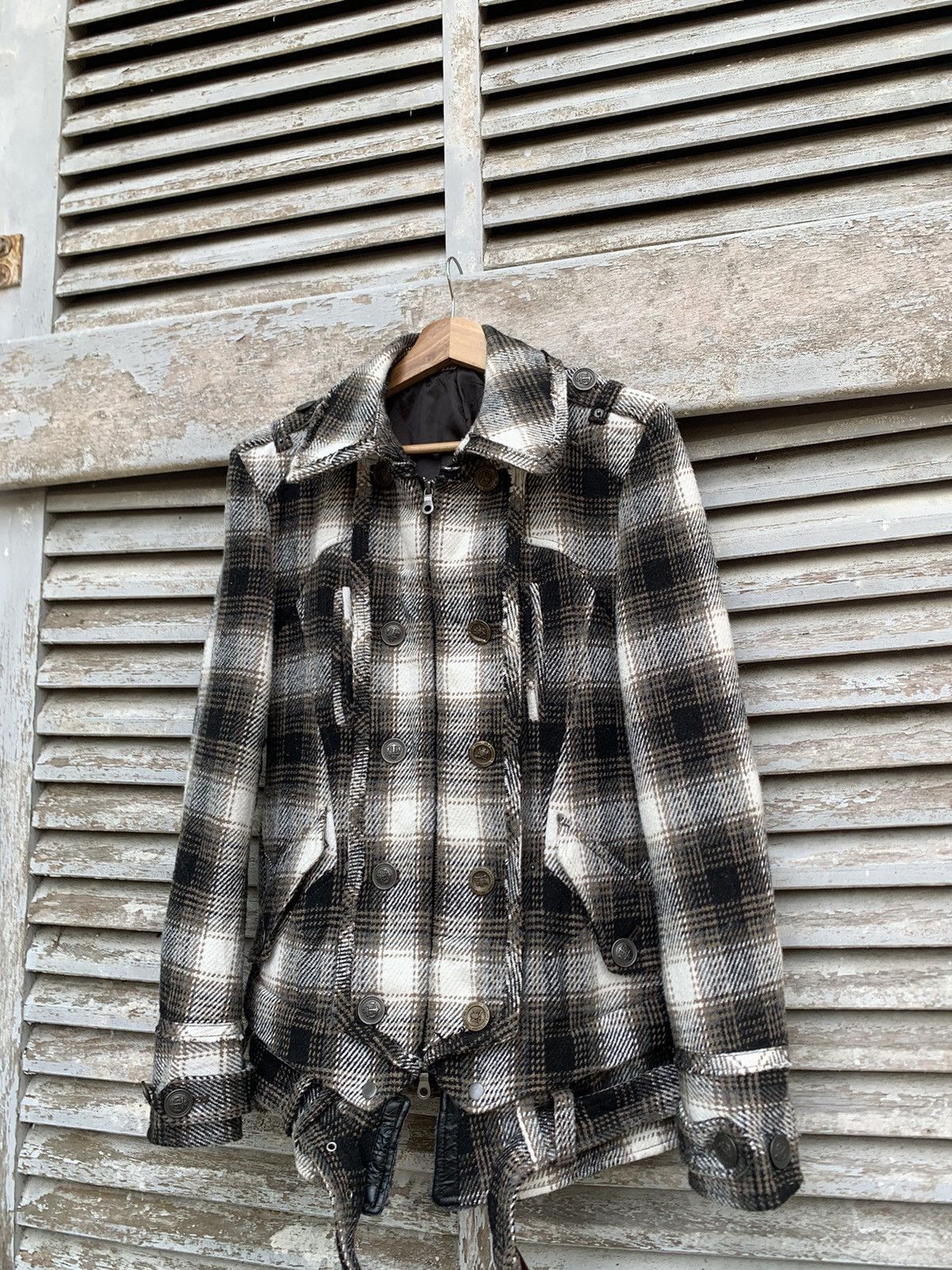 PPFM 👹PPFM Plaid Skinny Jacket (Woman S) Size US S / EU 44-46 / 1 - 3 Thumbnail