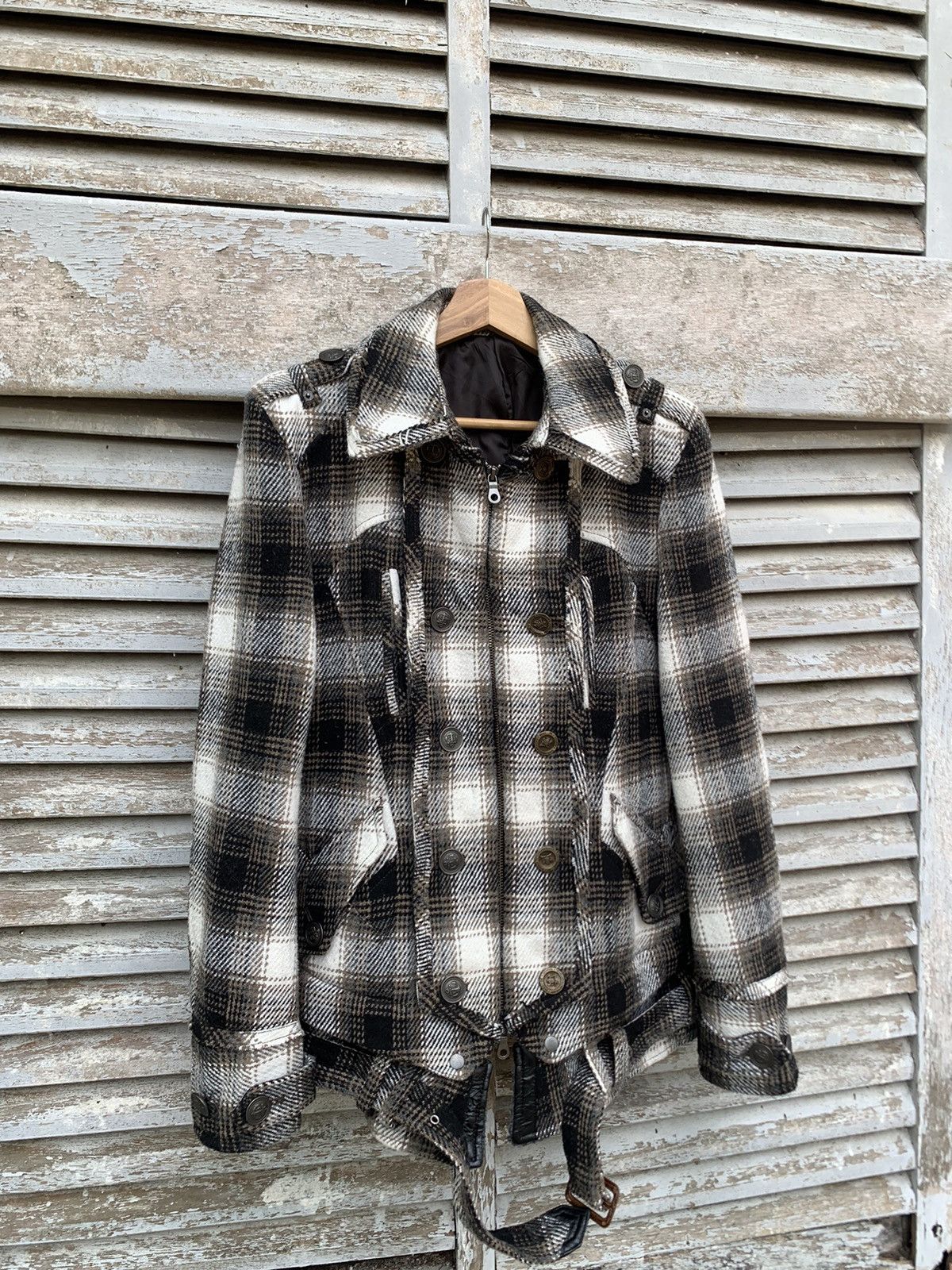 PPFM 👹PPFM Plaid Skinny Jacket (Woman S) Size US S / EU 44-46 / 1 - 4 Thumbnail
