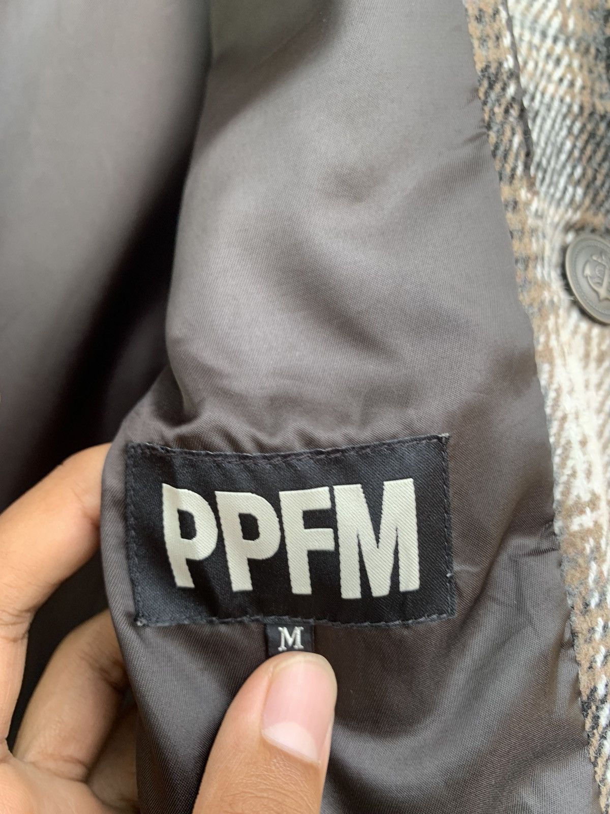 PPFM 👹PPFM Plaid Skinny Jacket (Woman S) Size US S / EU 44-46 / 1 - 11 Thumbnail