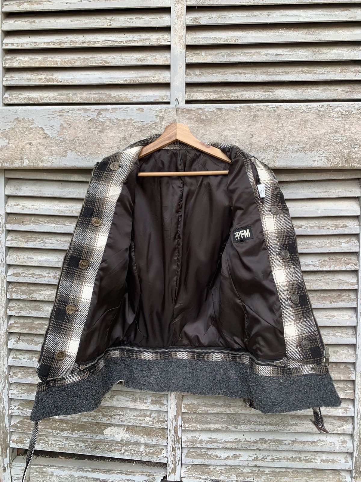 PPFM 👹PPFM Plaid Skinny Jacket (Woman S) Size US S / EU 44-46 / 1 - 8 Thumbnail