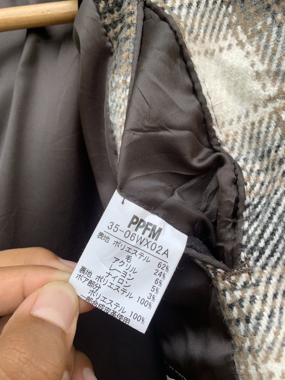 PPFM 👹PPFM Plaid Skinny Jacket (Woman S) Size US S / EU 44-46 / 1 - 12 Thumbnail