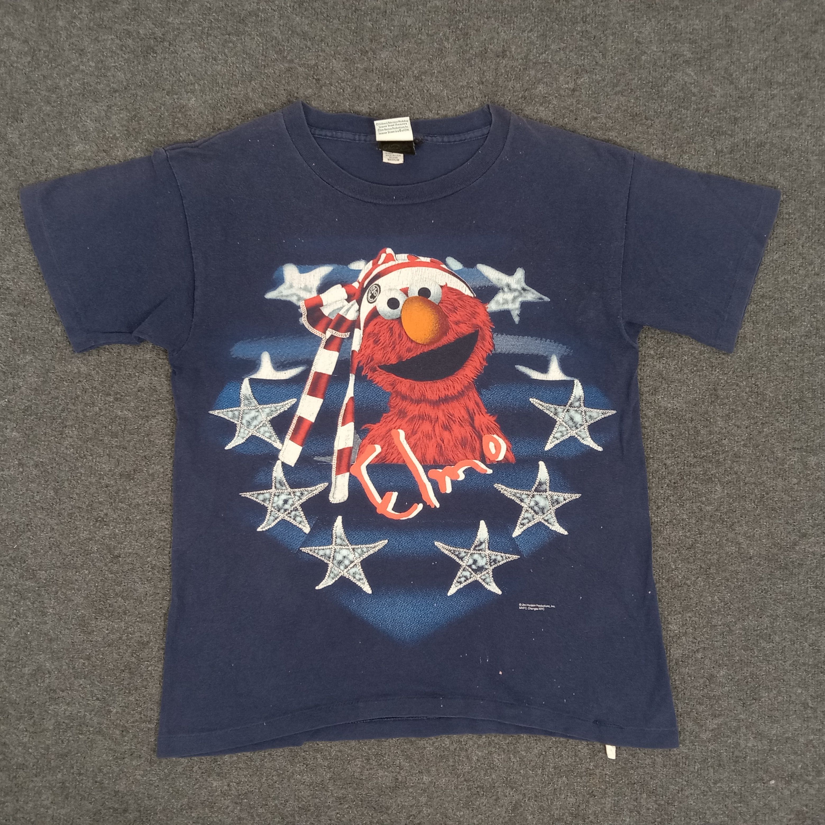Cartoon Network × Vintage Sesame Street Elmo America TV Cartoon Series Tshirt Size US M / EU 48-50 / 2 - 1 Thumbnail