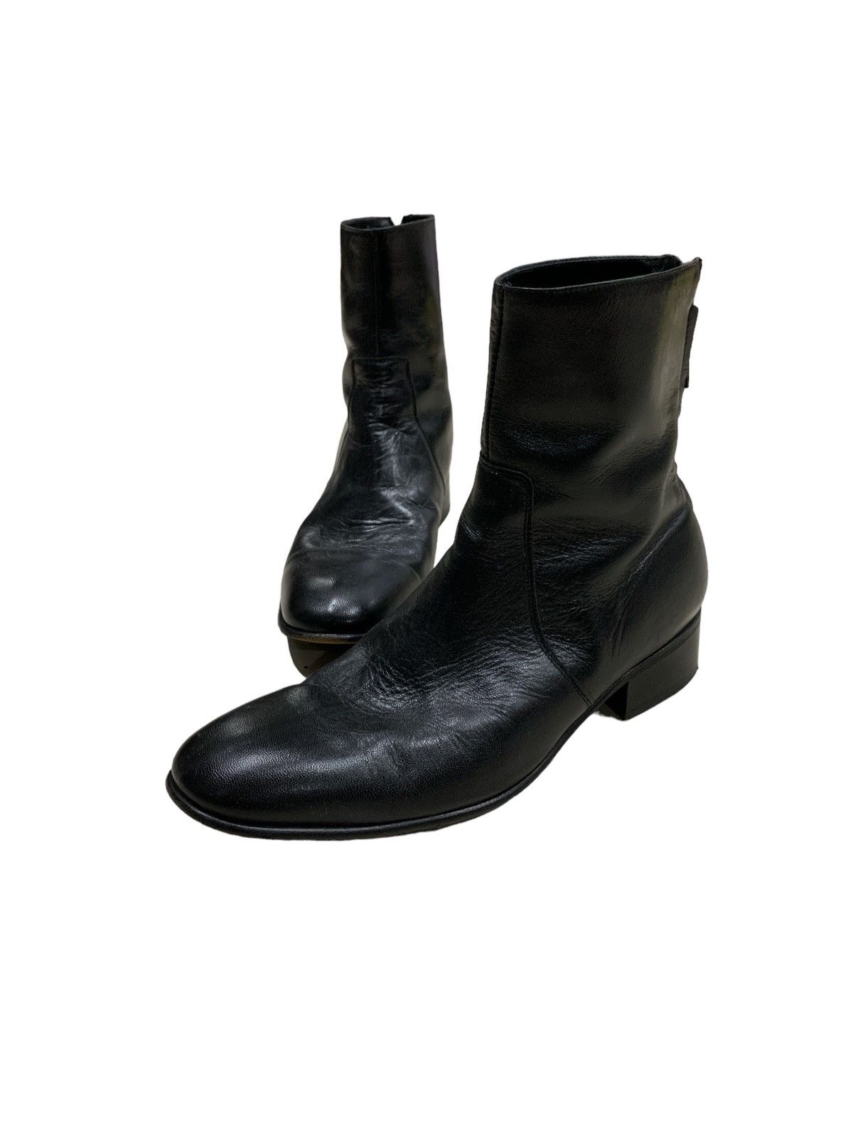 A.P.C. VINTAGE APC LEATHER BOOTS SHOES Size US 10 / EU 43 - 2 Thumbnail